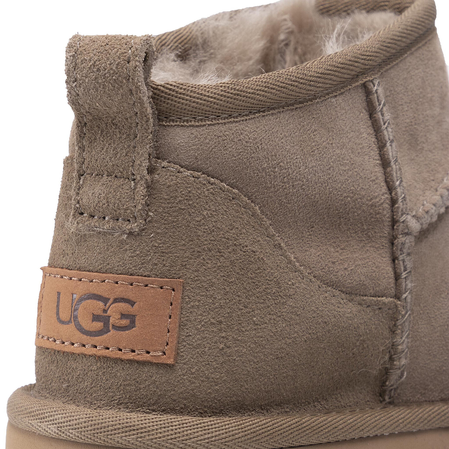 Ugg Čevlji W Classic Ultra Mini 1116109 Rjava - Pepit.si