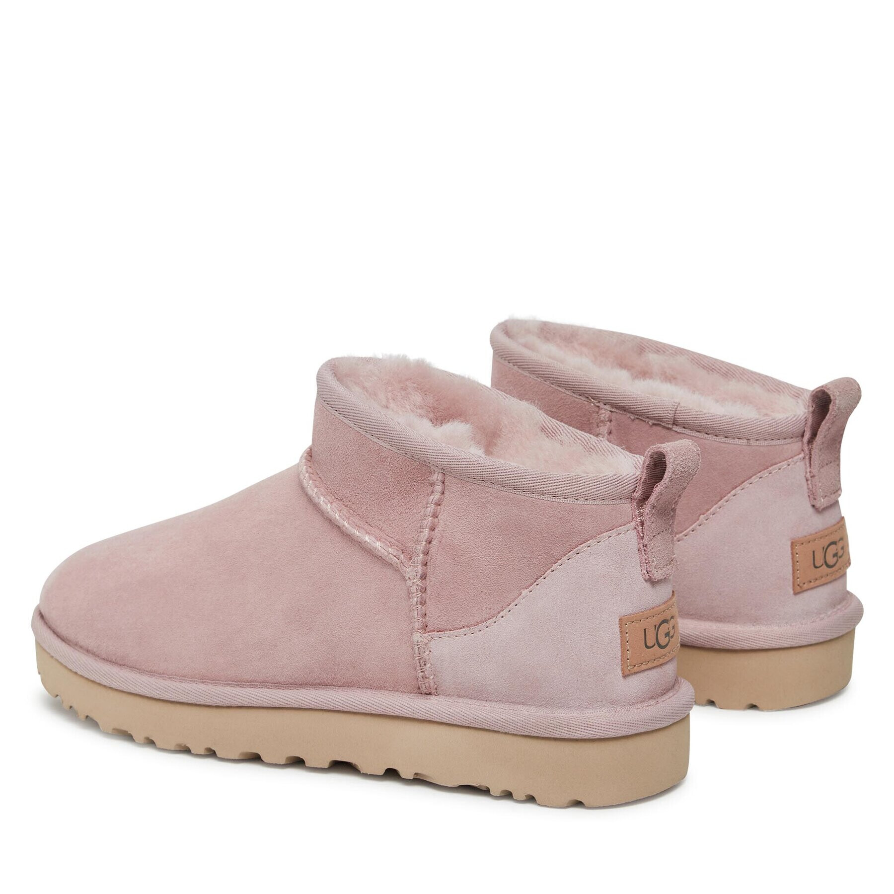 Ugg Čevlji W Classic Ultra Mini 1116109 Roza - Pepit.si