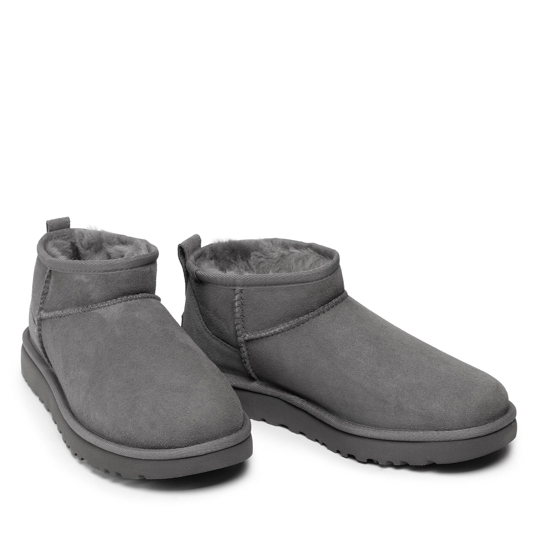 Ugg Čevlji W Classic Ultra Mini 1116109 Siva - Pepit.si