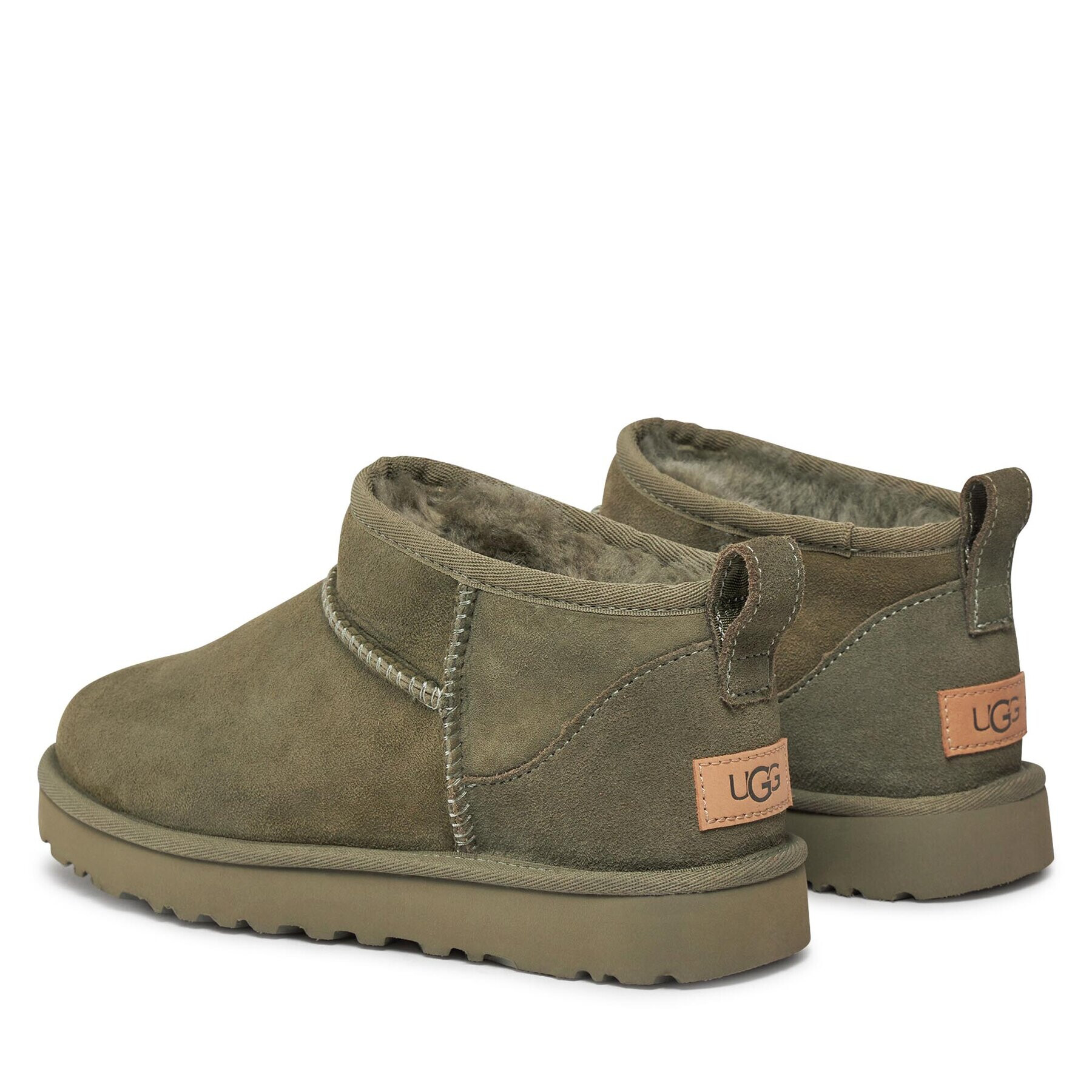 Ugg Čevlji W Classic Ultra Mini 1116109 Zelena - Pepit.si