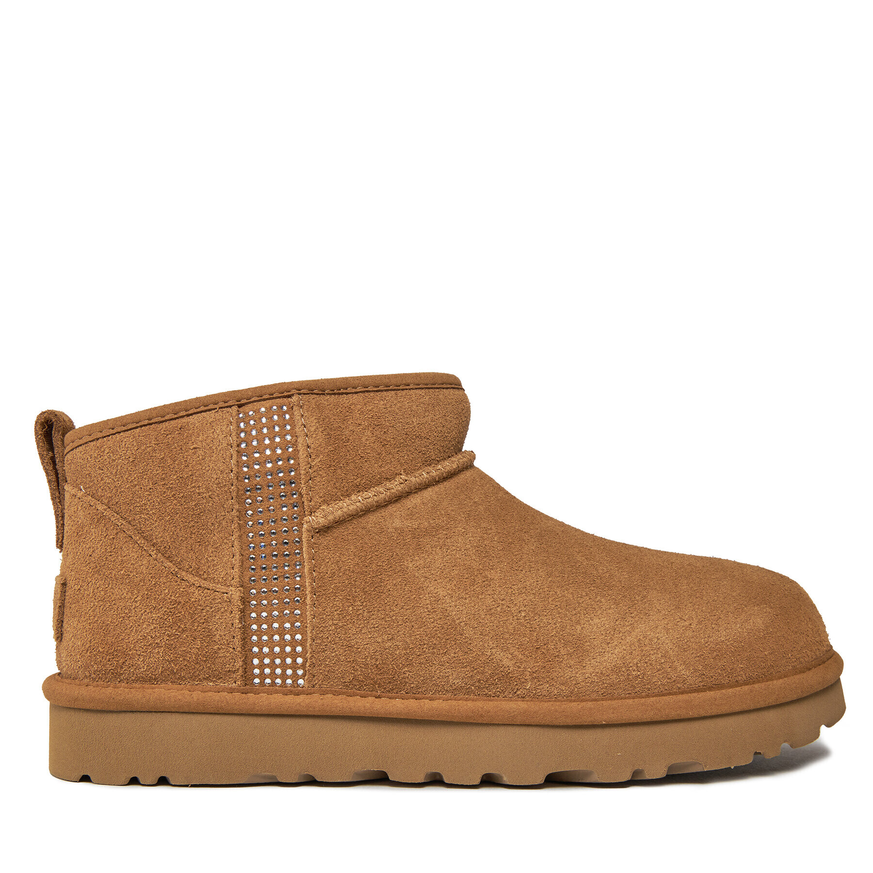 Ugg Čevlji W Classic Ultra Mini Bling 1153777 Rjava - Pepit.si