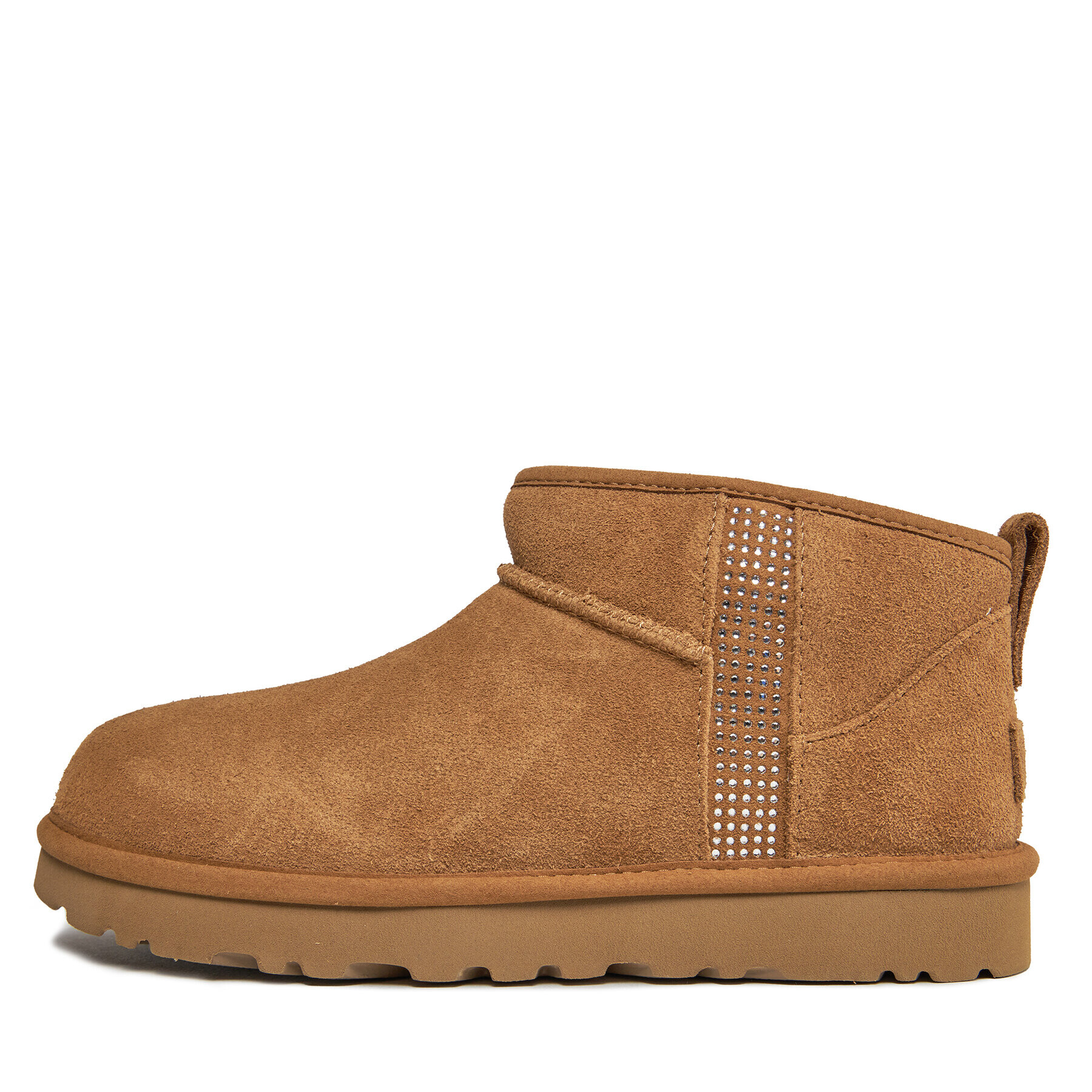 Ugg Čevlji W Classic Ultra Mini Bling 1153777 Rjava - Pepit.si