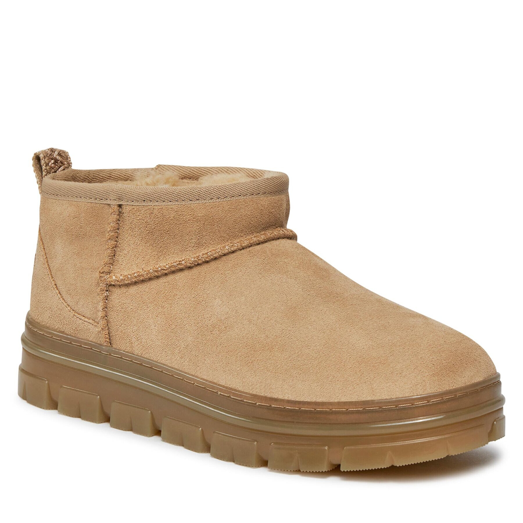 Ugg Čevlji W Classic Ultra Mini Clear 1142450 Bež - Pepit.si