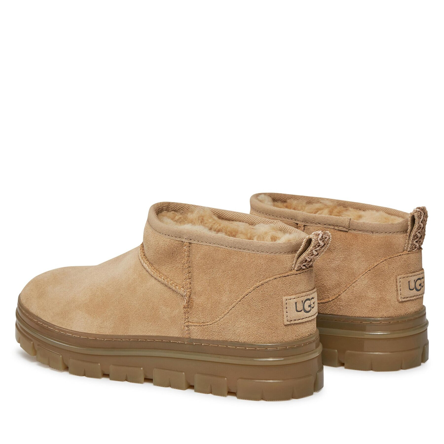 Ugg Čevlji W Classic Ultra Mini Clear 1142450 Bež - Pepit.si