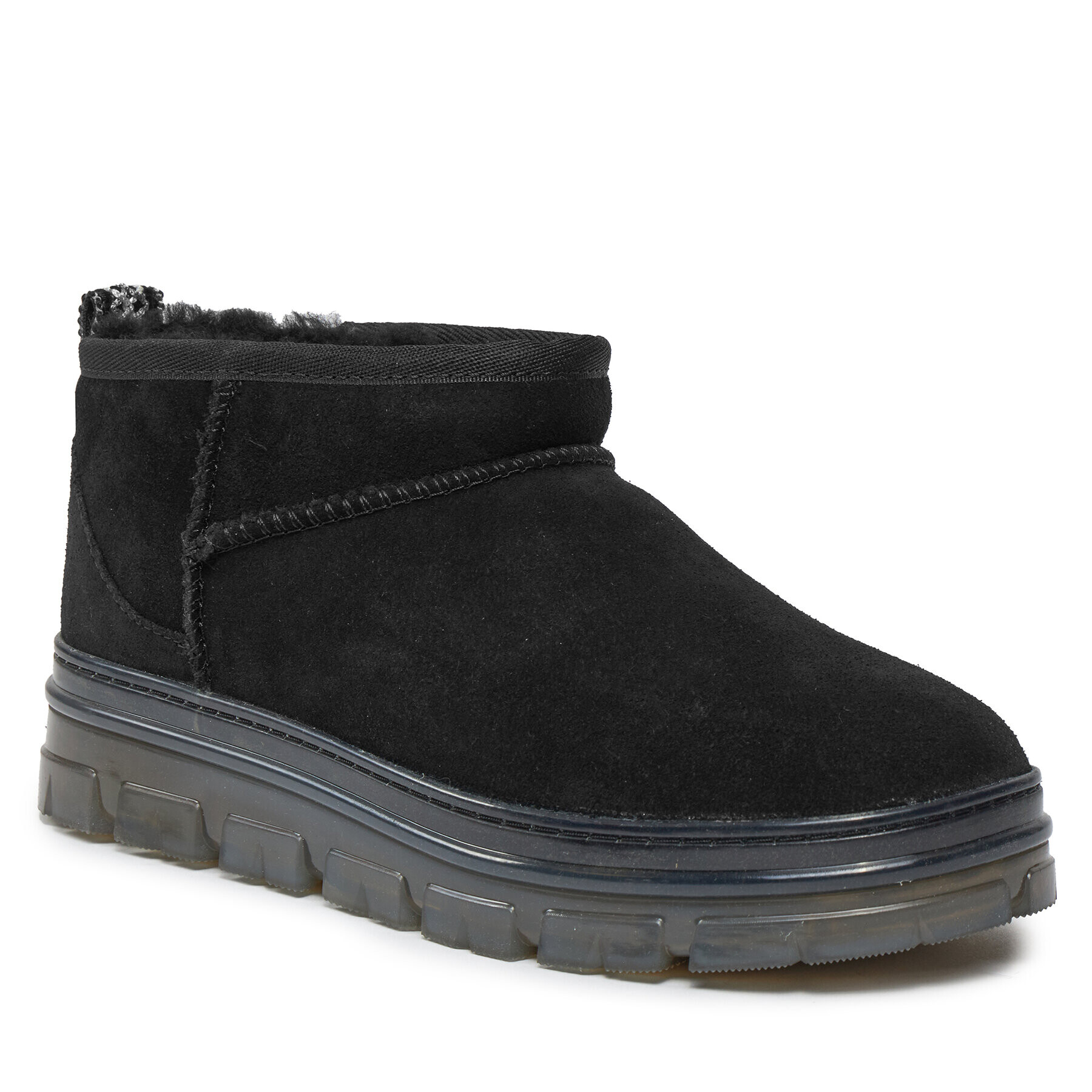 Ugg Škornji za sneg W Classic Ultra Mini Clear 1142450 Črna - Pepit.si