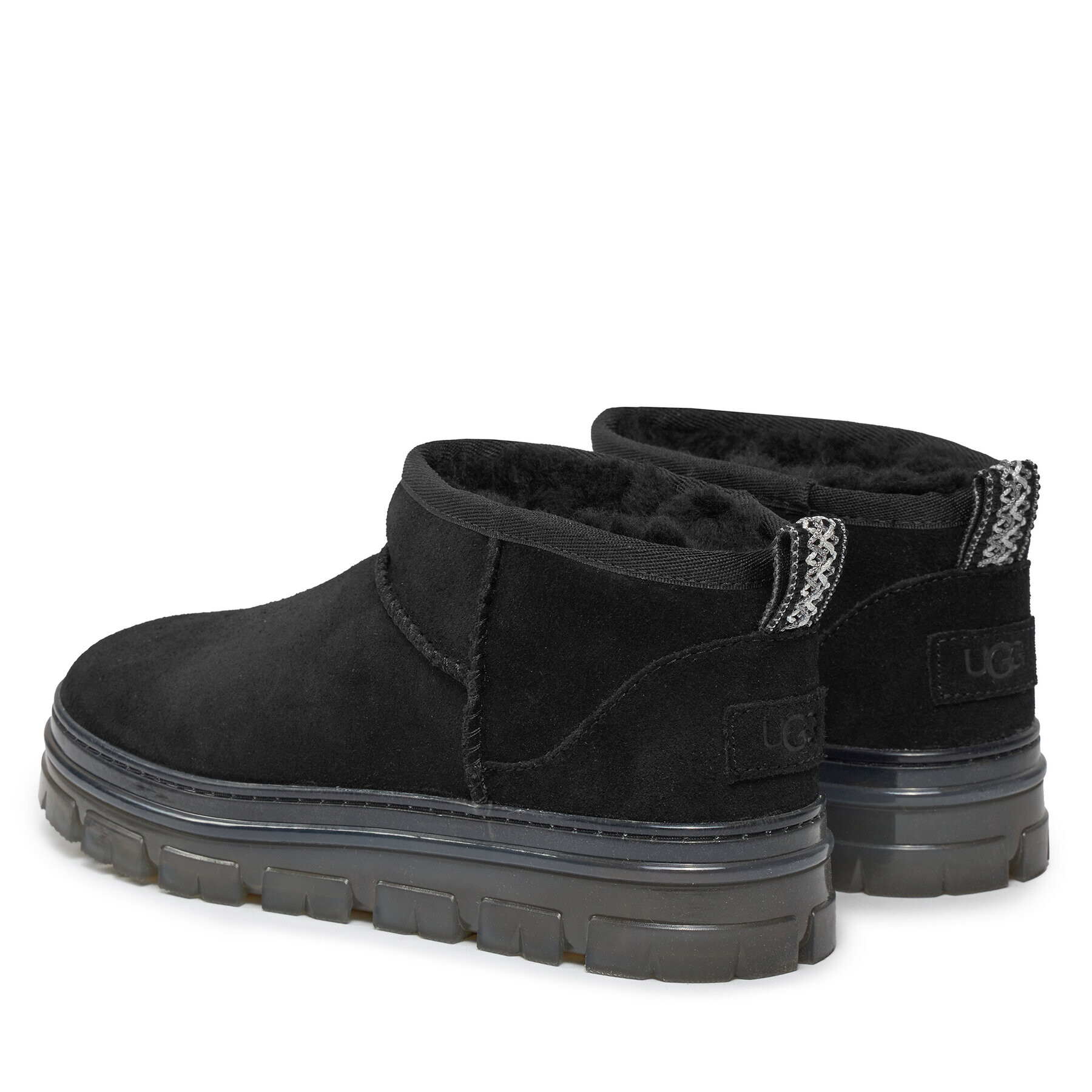 Ugg Škornji za sneg W Classic Ultra Mini Clear 1142450 Črna - Pepit.si