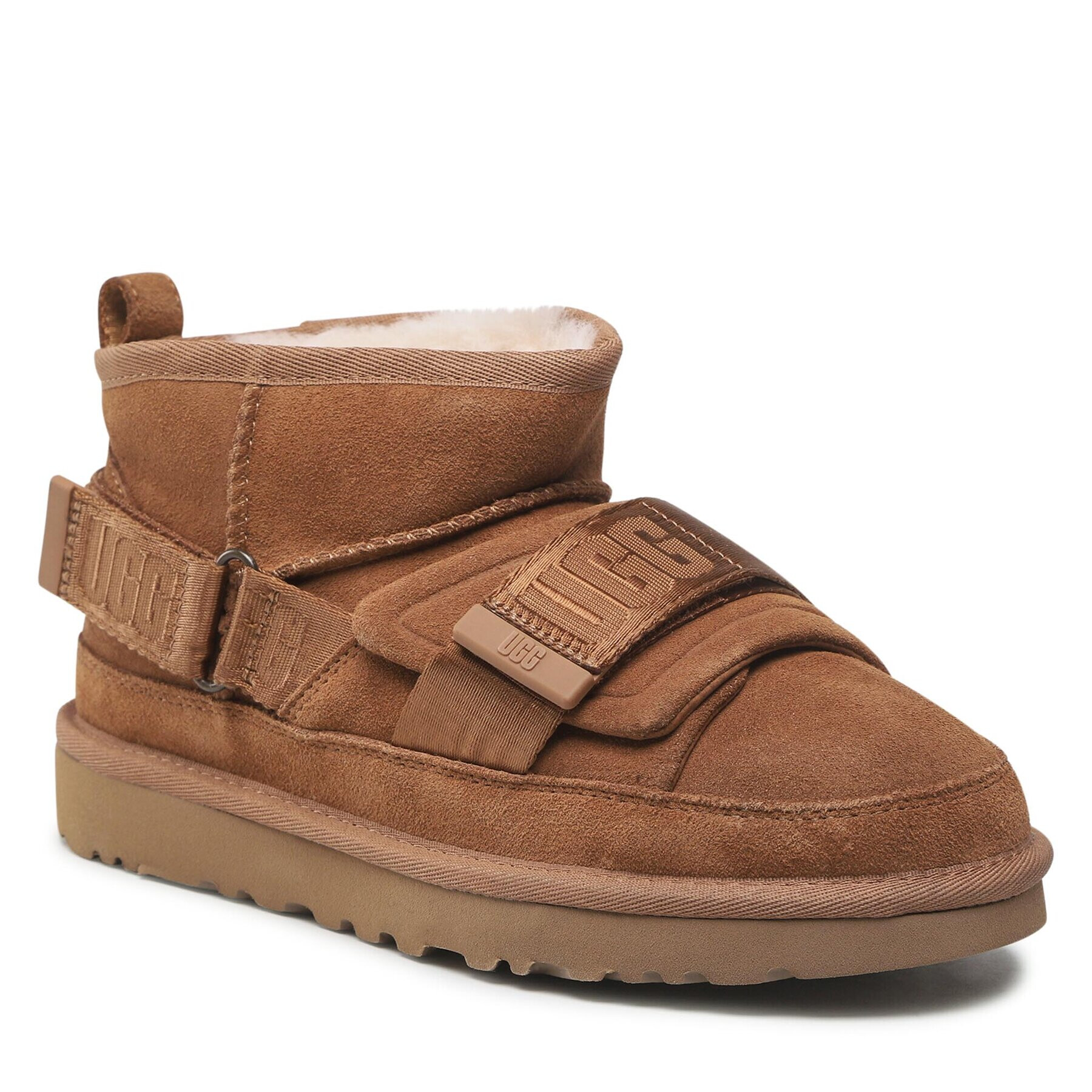 Ugg Čevlji W Classic Ultra Mini Hybrid 1133471 Rjava - Pepit.si