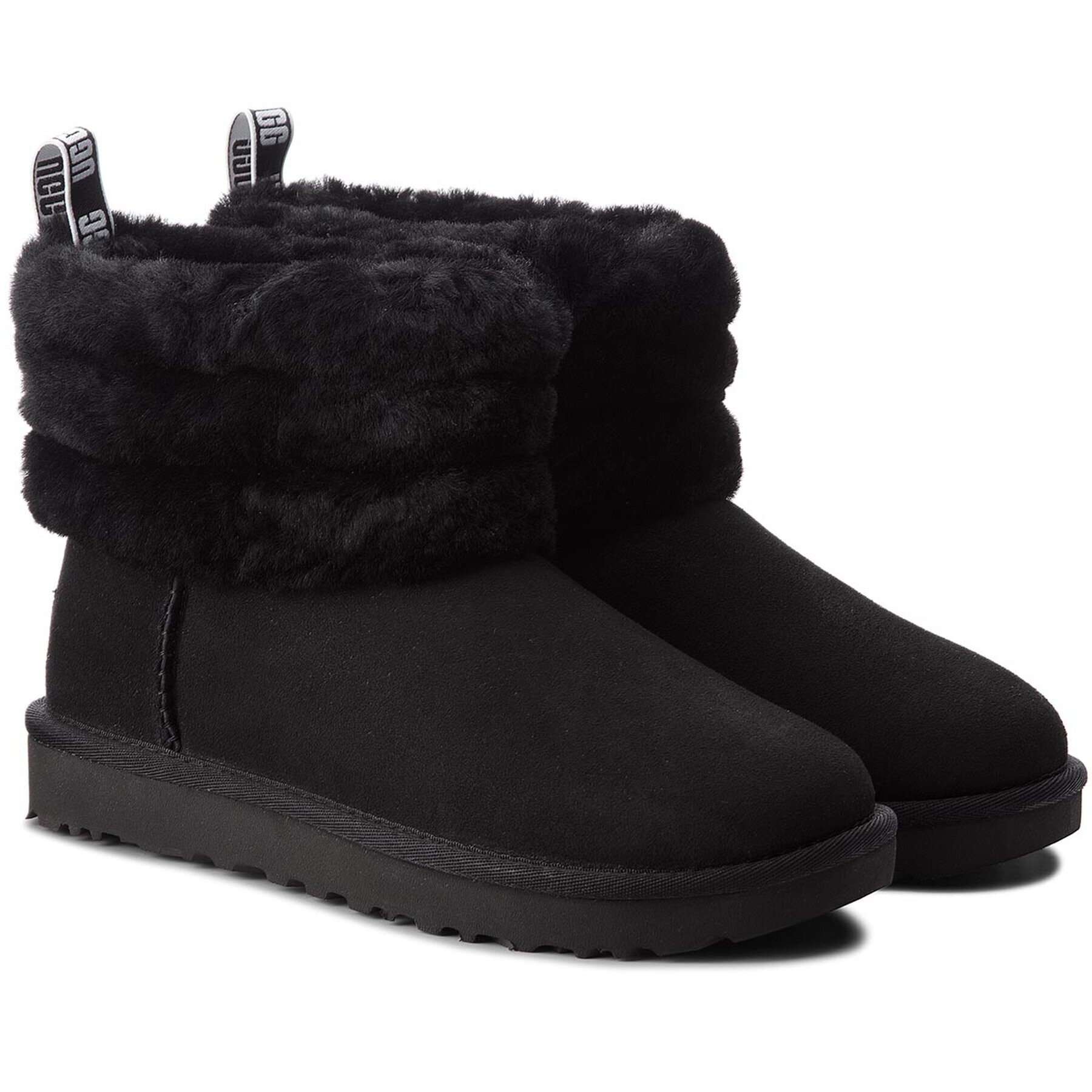 Ugg Čevlji W Fluff Mini 1098533 Črna - Pepit.si