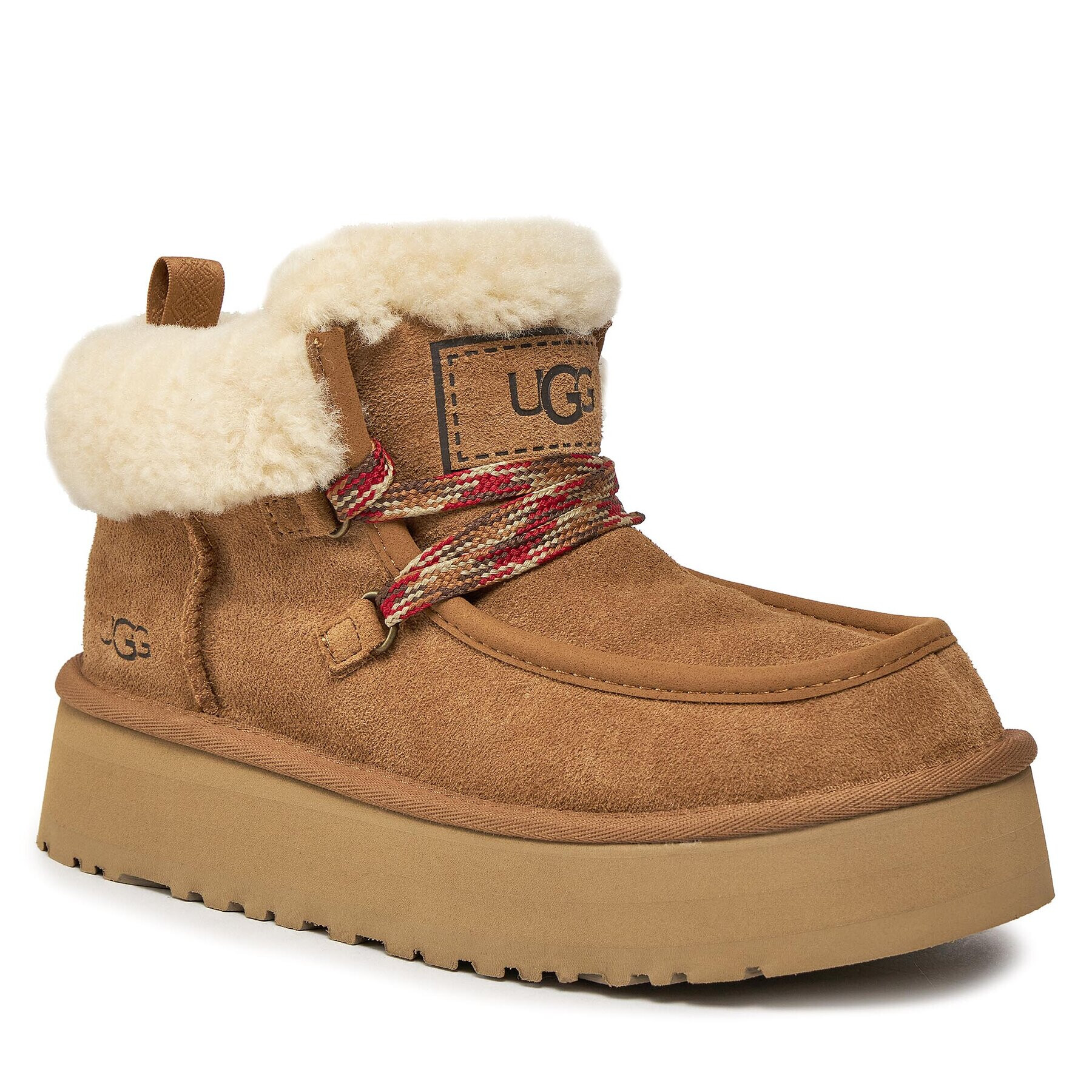 Ugg Čevlji W Funkarra Cabin Cuff 1143954 Rjava - Pepit.si