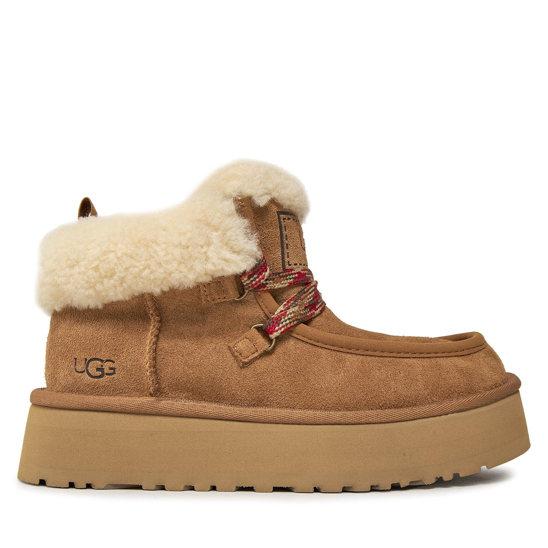 Ugg Čevlji W Funkarra Cabin Cuff 1143954 Rjava - Pepit.si