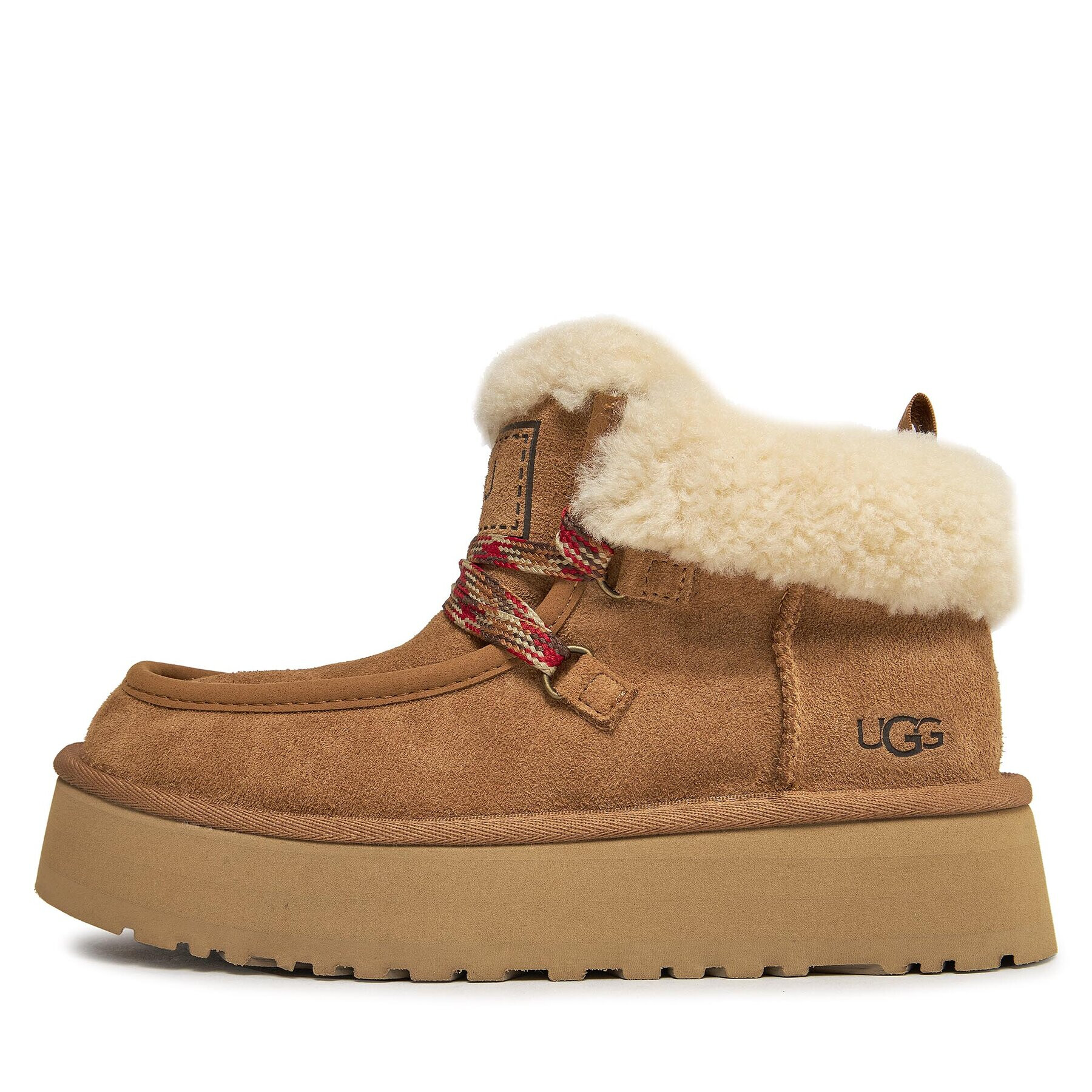 Ugg Čevlji W Funkarra Cabin Cuff 1143954 Rjava - Pepit.si