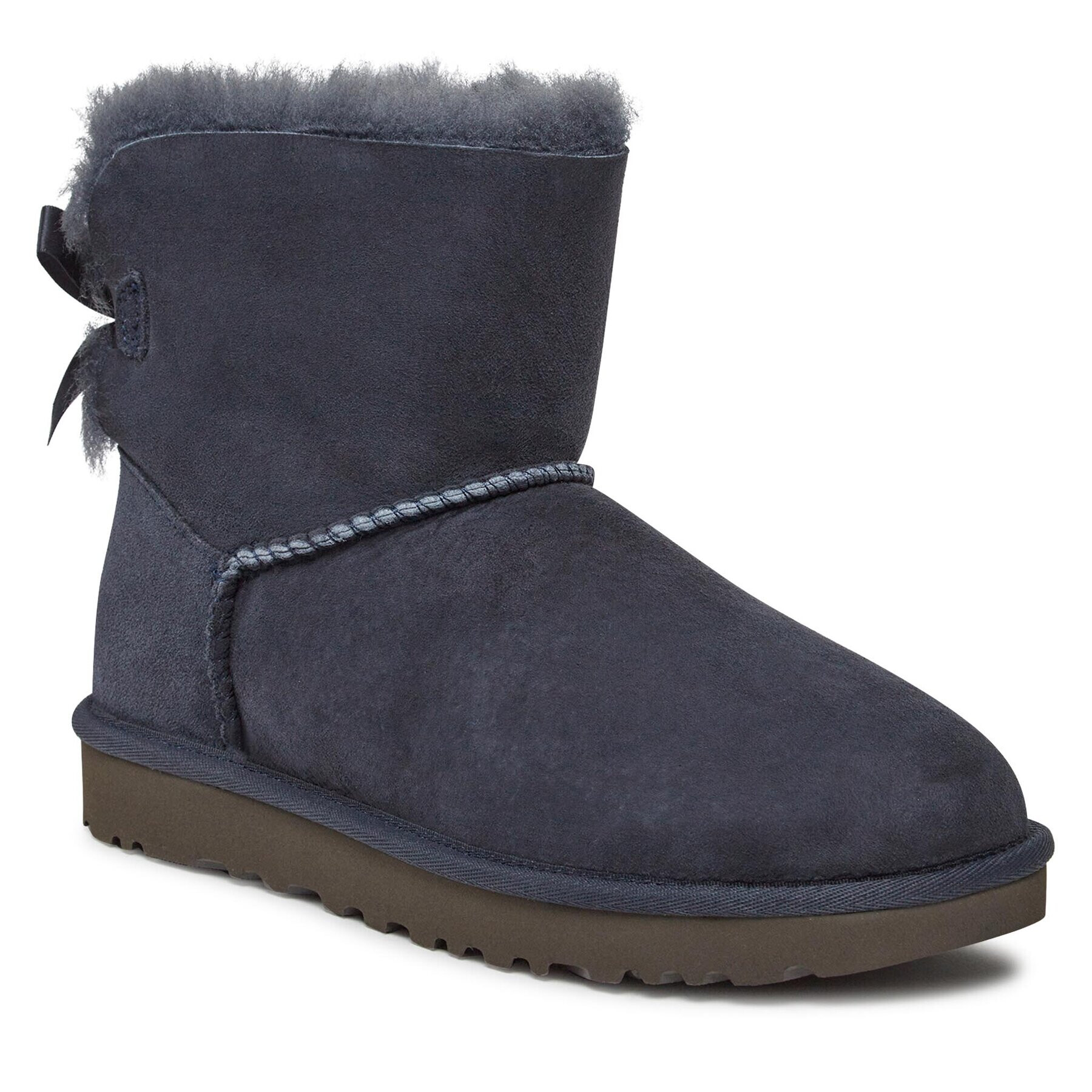 Ugg Čevlji W Mini Bailey Bow II 1016501 Mornarsko modra - Pepit.si