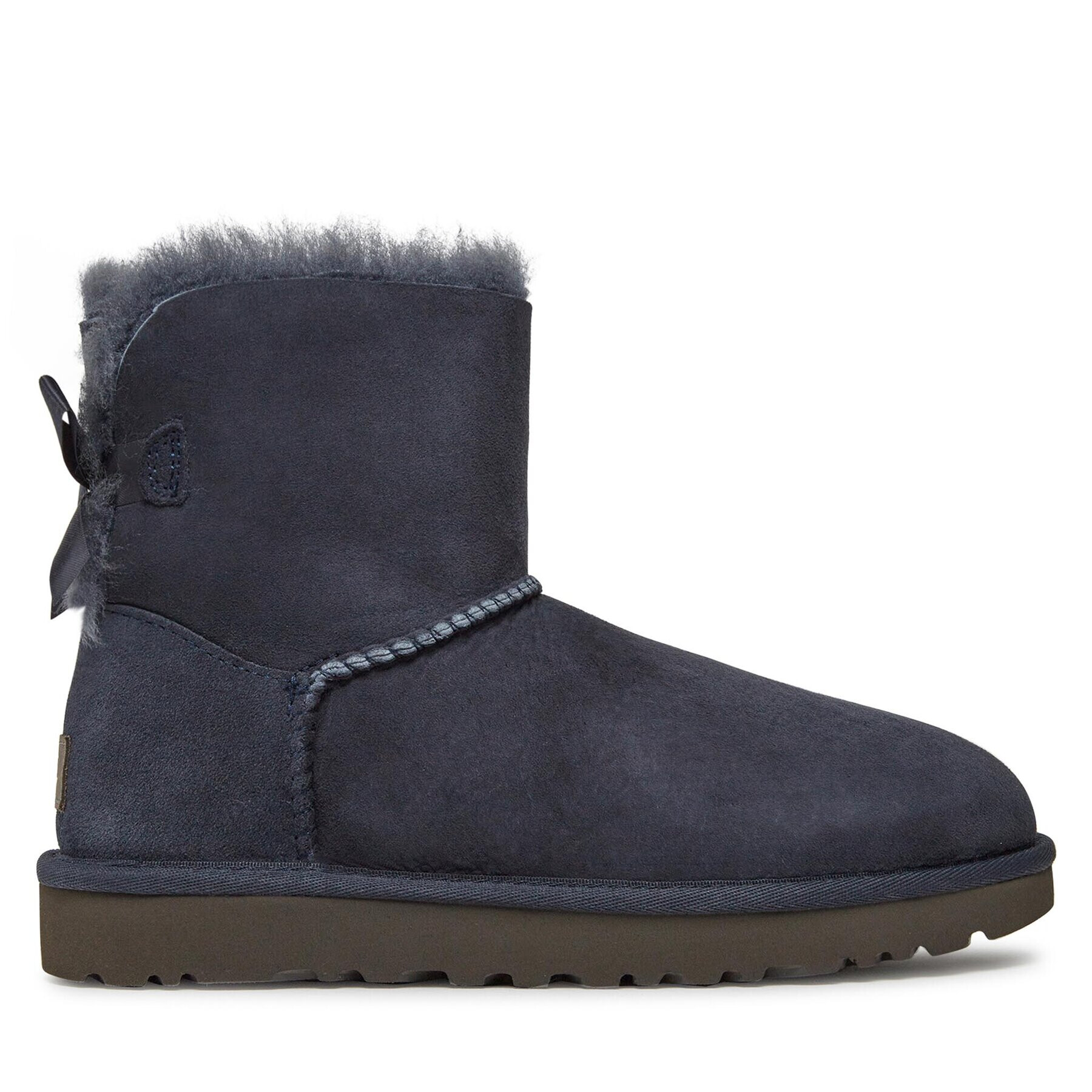 Ugg Čevlji W Mini Bailey Bow II 1016501 Mornarsko modra - Pepit.si