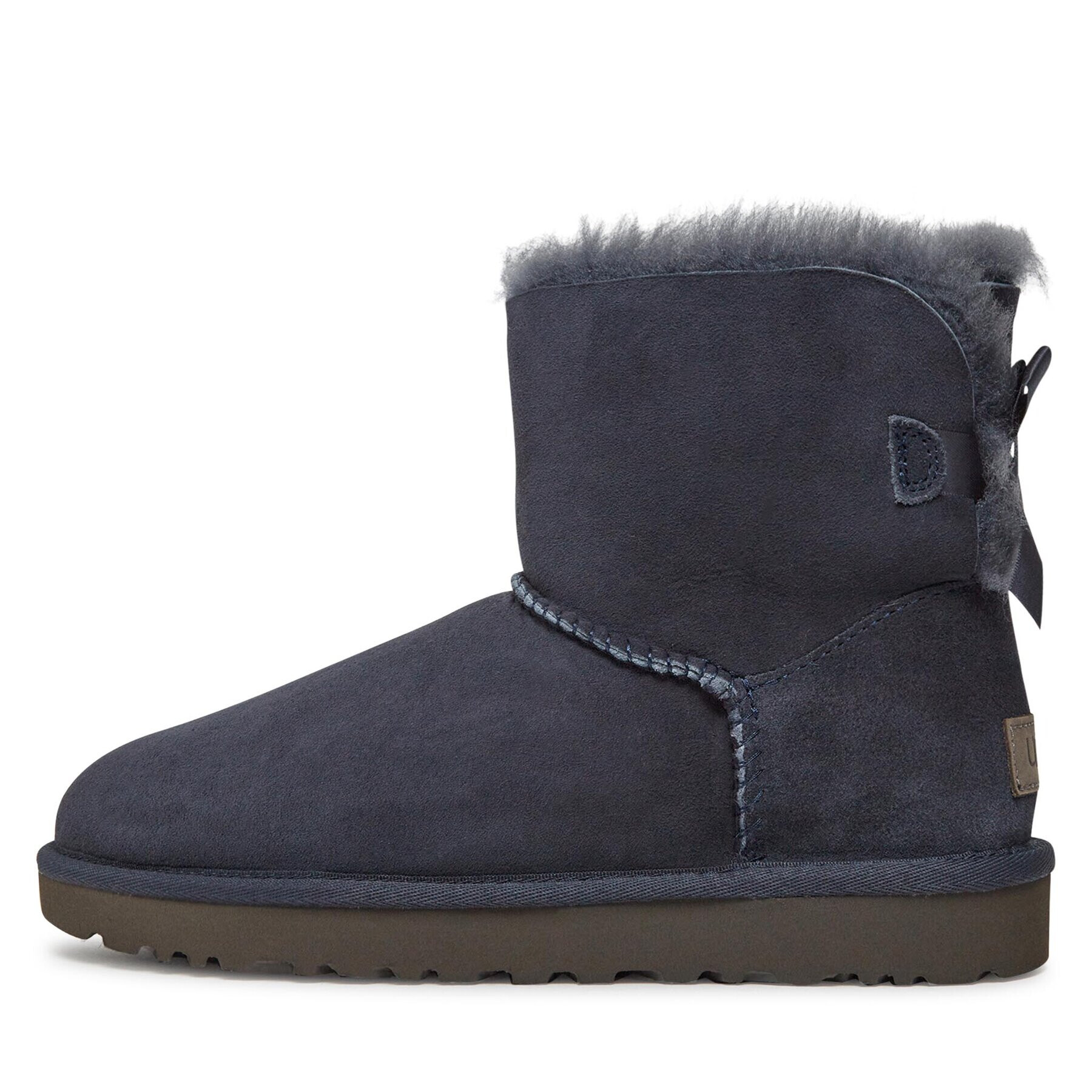 Ugg Čevlji W Mini Bailey Bow II 1016501 Mornarsko modra - Pepit.si