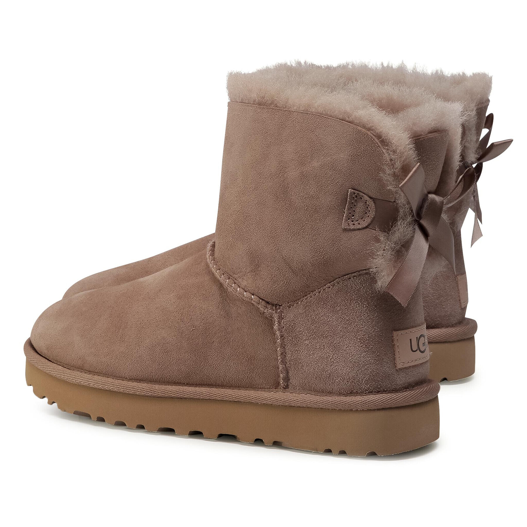 Ugg Čevlji W Mini Bailey Bow II 1016501 Rjava - Pepit.si