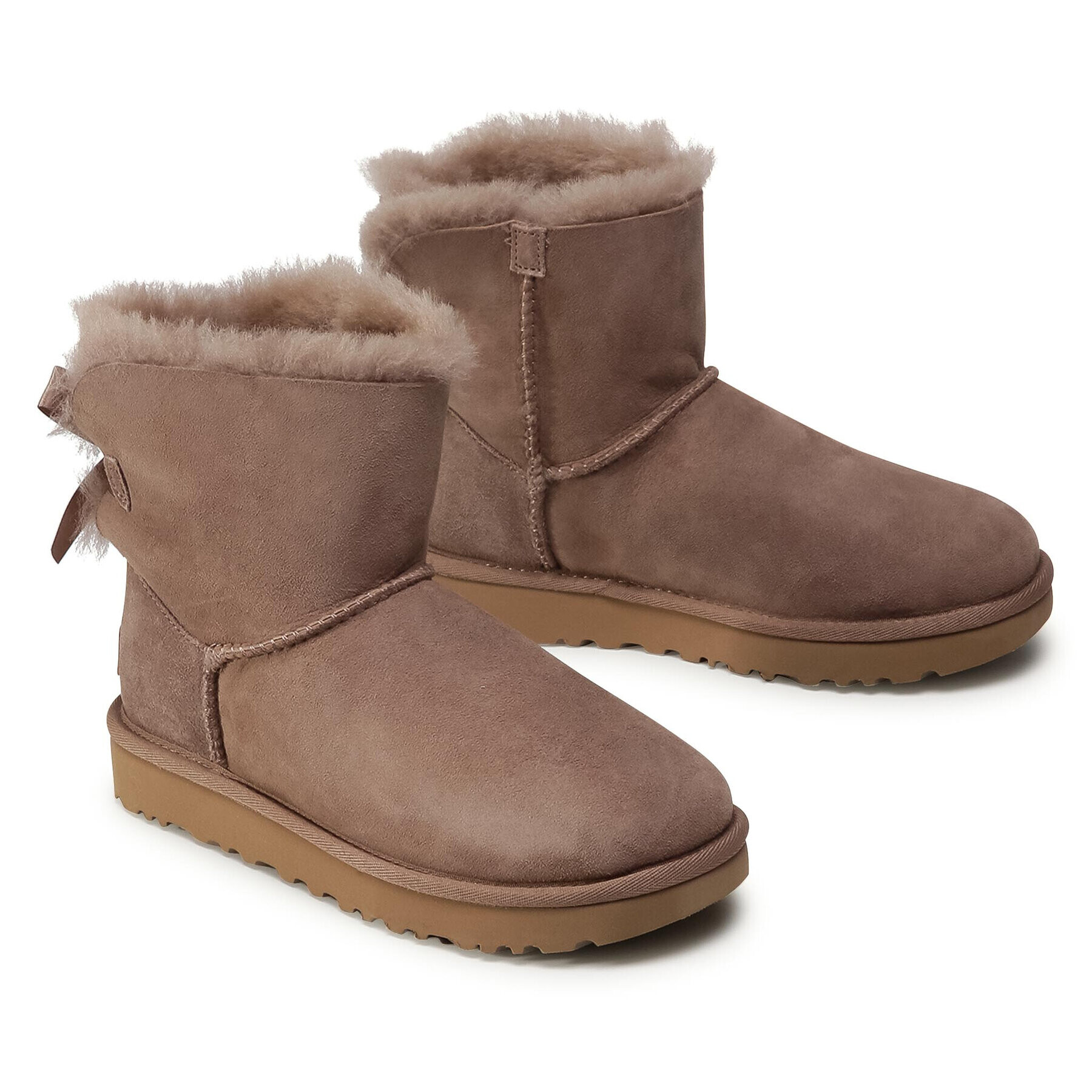 Ugg Čevlji W Mini Bailey Bow II 1016501 Rjava - Pepit.si