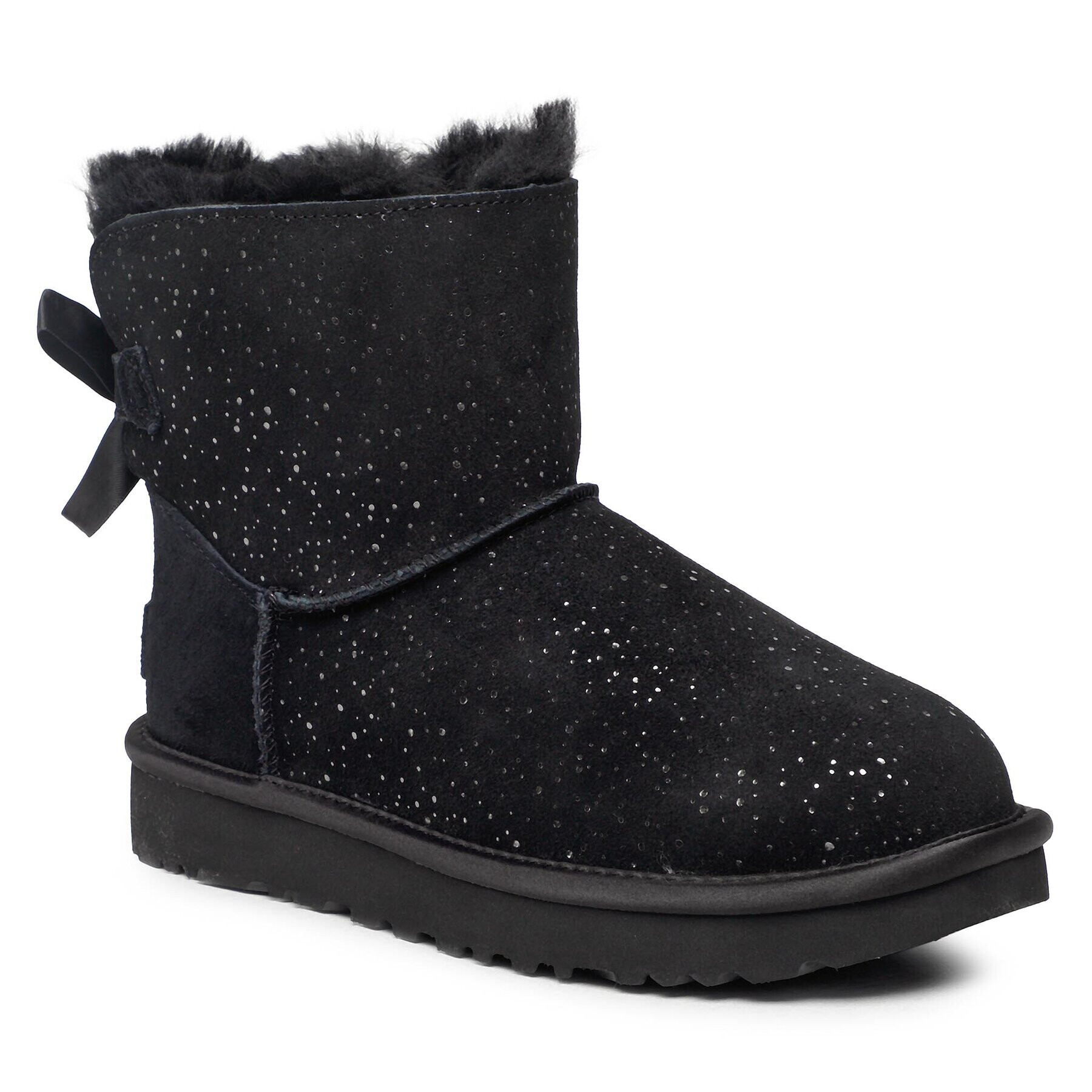 Ugg Čevlji W Mini Bailey Bow Metallic Spots 1134135 Črna - Pepit.si