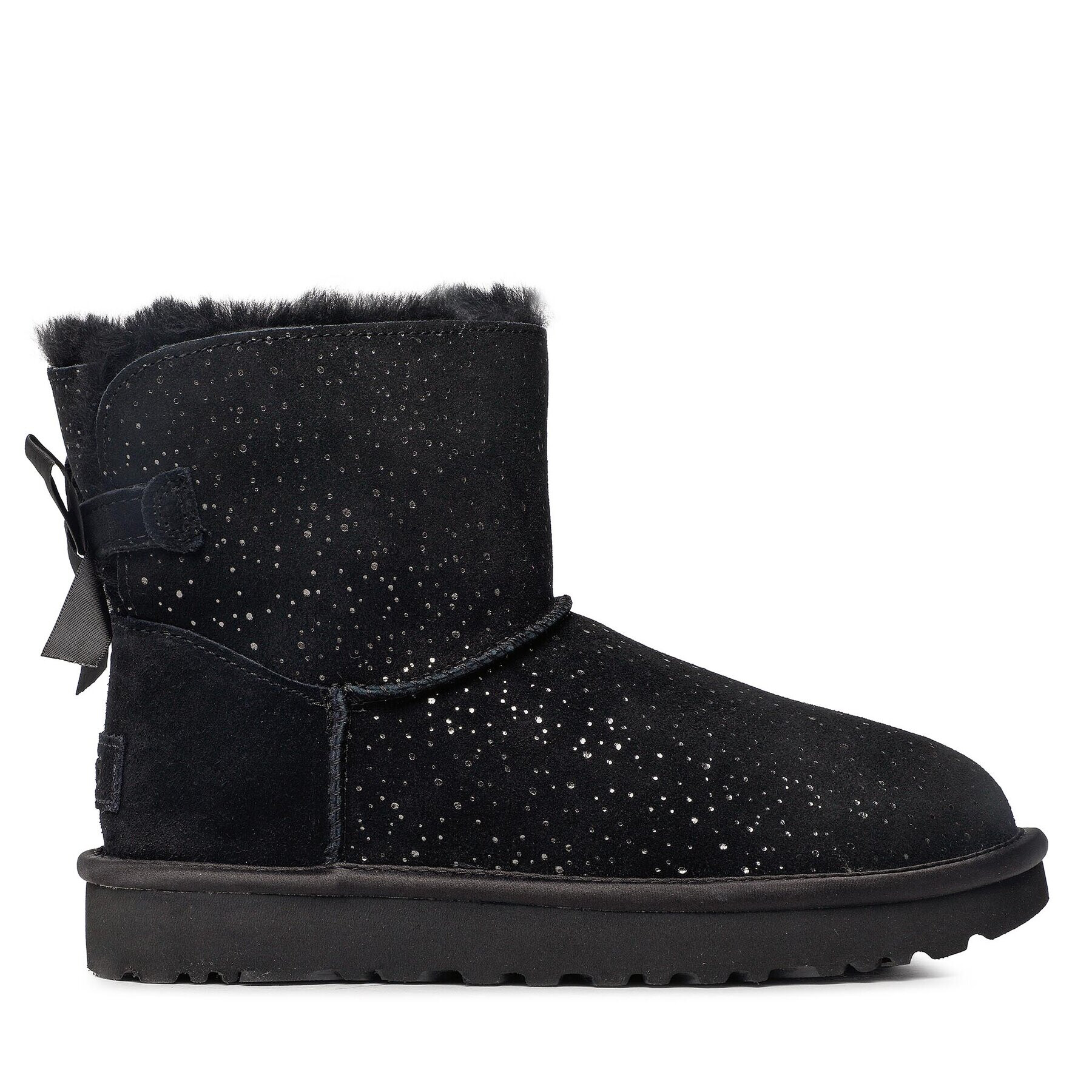 Ugg Čevlji W Mini Bailey Bow Metallic Spots 1134135 Črna - Pepit.si