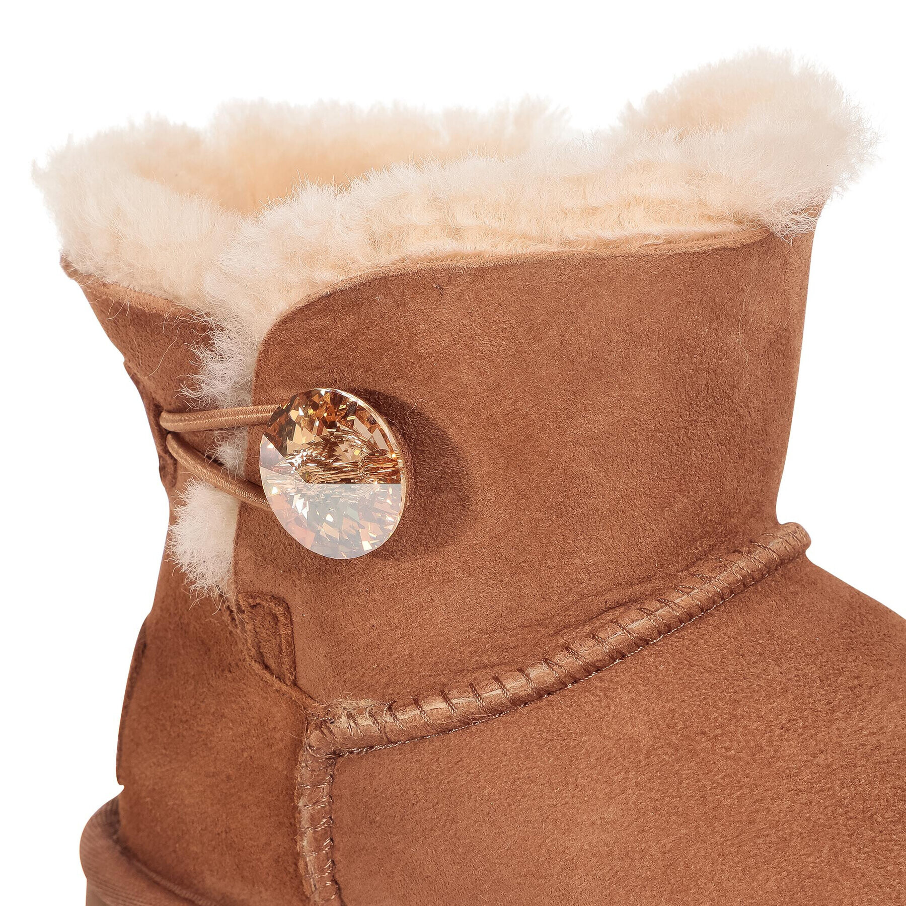 Ugg Čevlji W Mini Bailey Button Bling 1016554 Rjava - Pepit.si