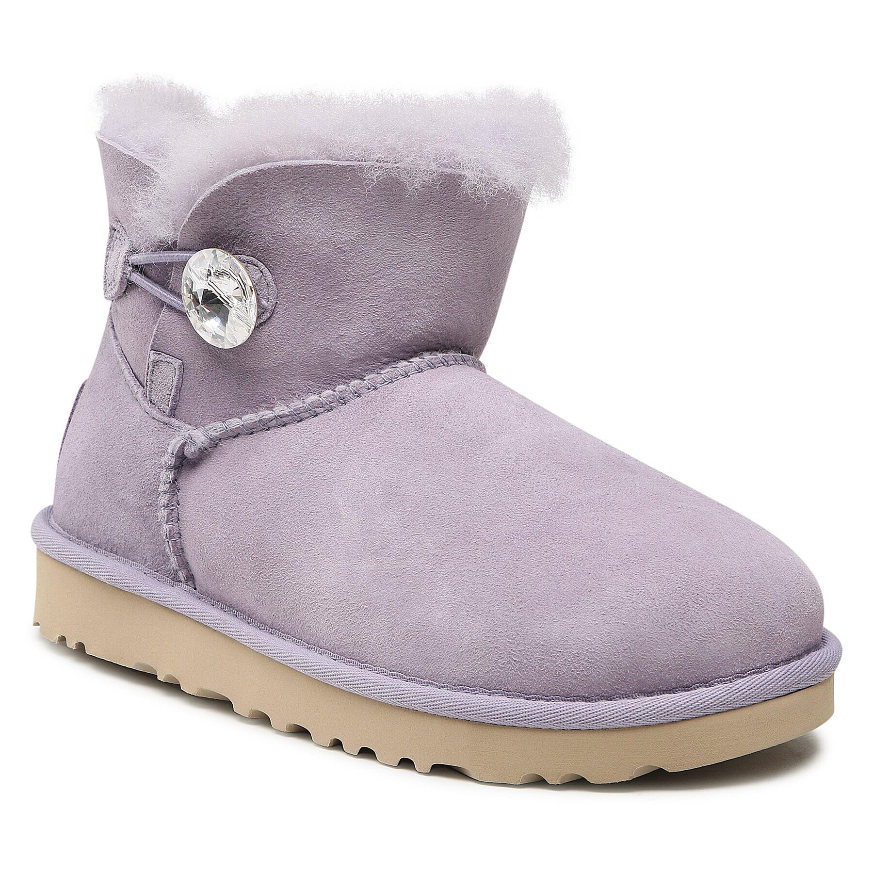 Ugg Čevlji W Mini Bailey Button Bling 1016554 Vijolična - Pepit.si