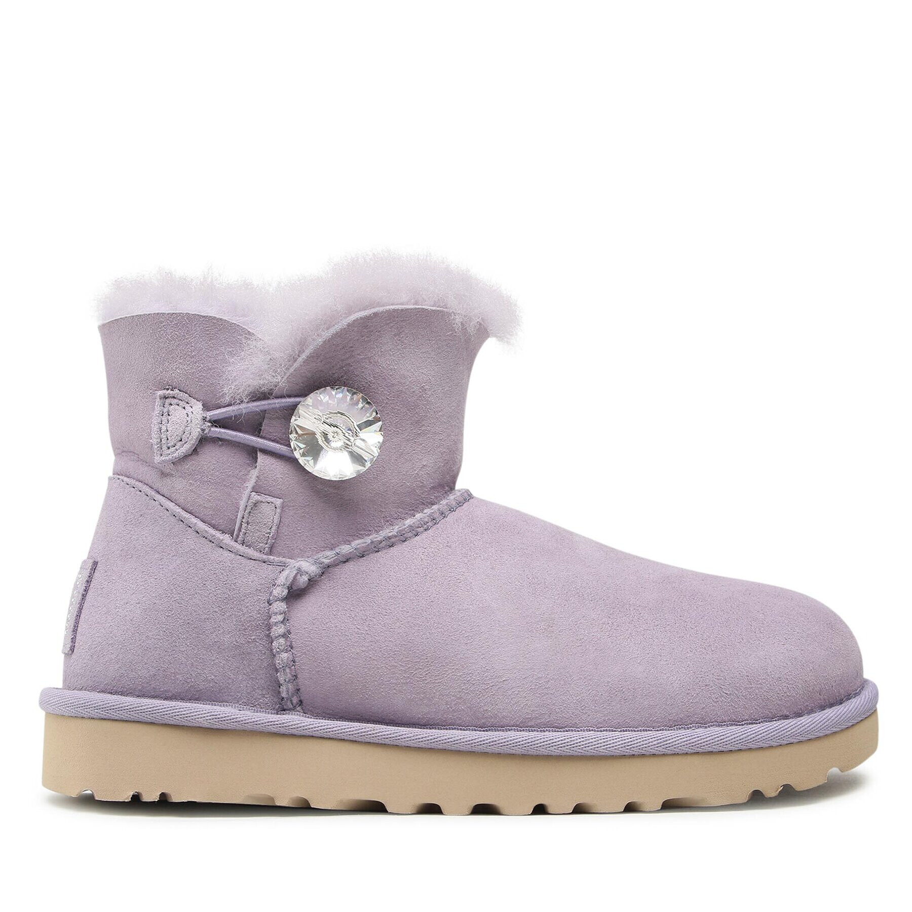 Ugg Čevlji W Mini Bailey Button Bling 1016554 Vijolična - Pepit.si