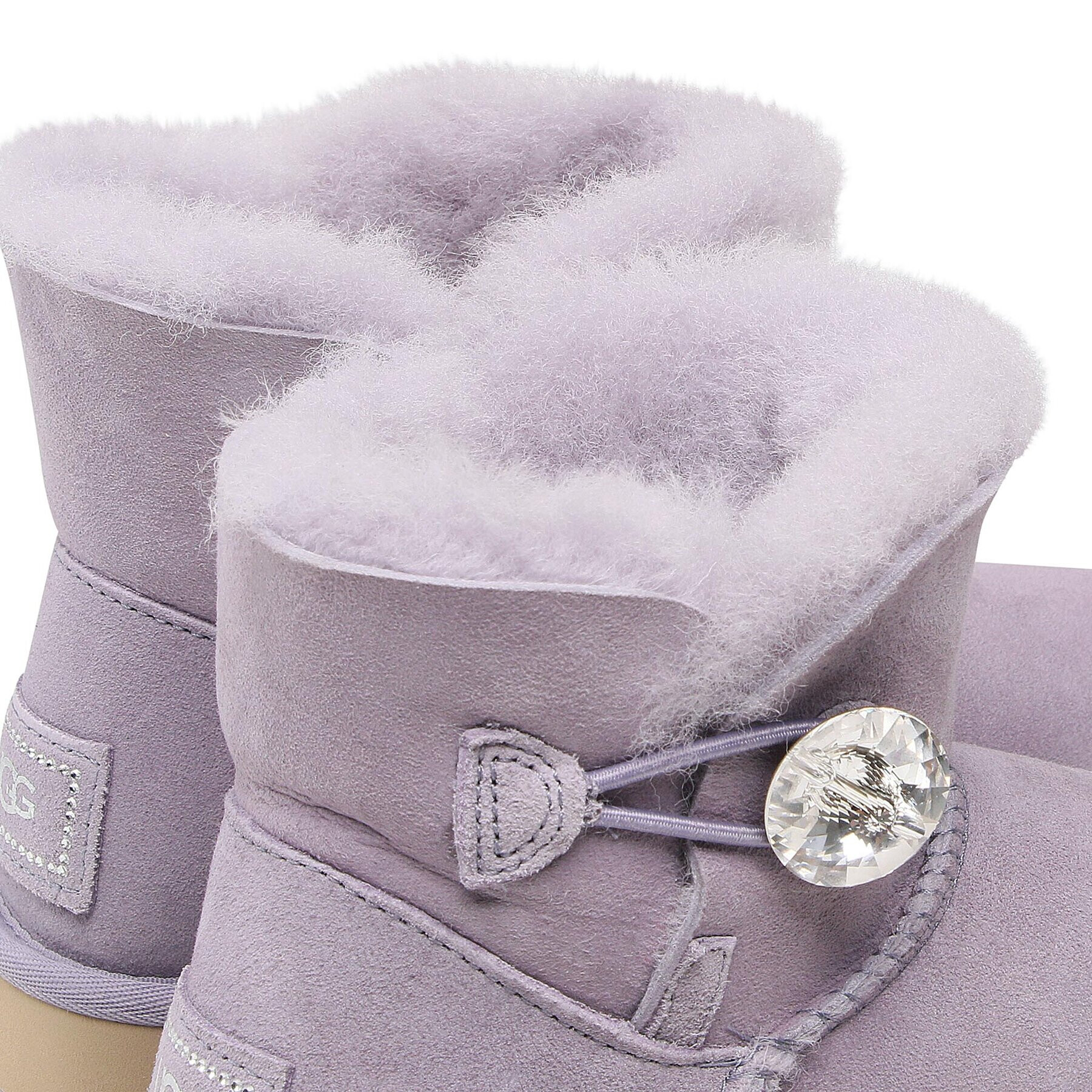 Ugg Čevlji W Mini Bailey Button Bling 1016554 Vijolična - Pepit.si