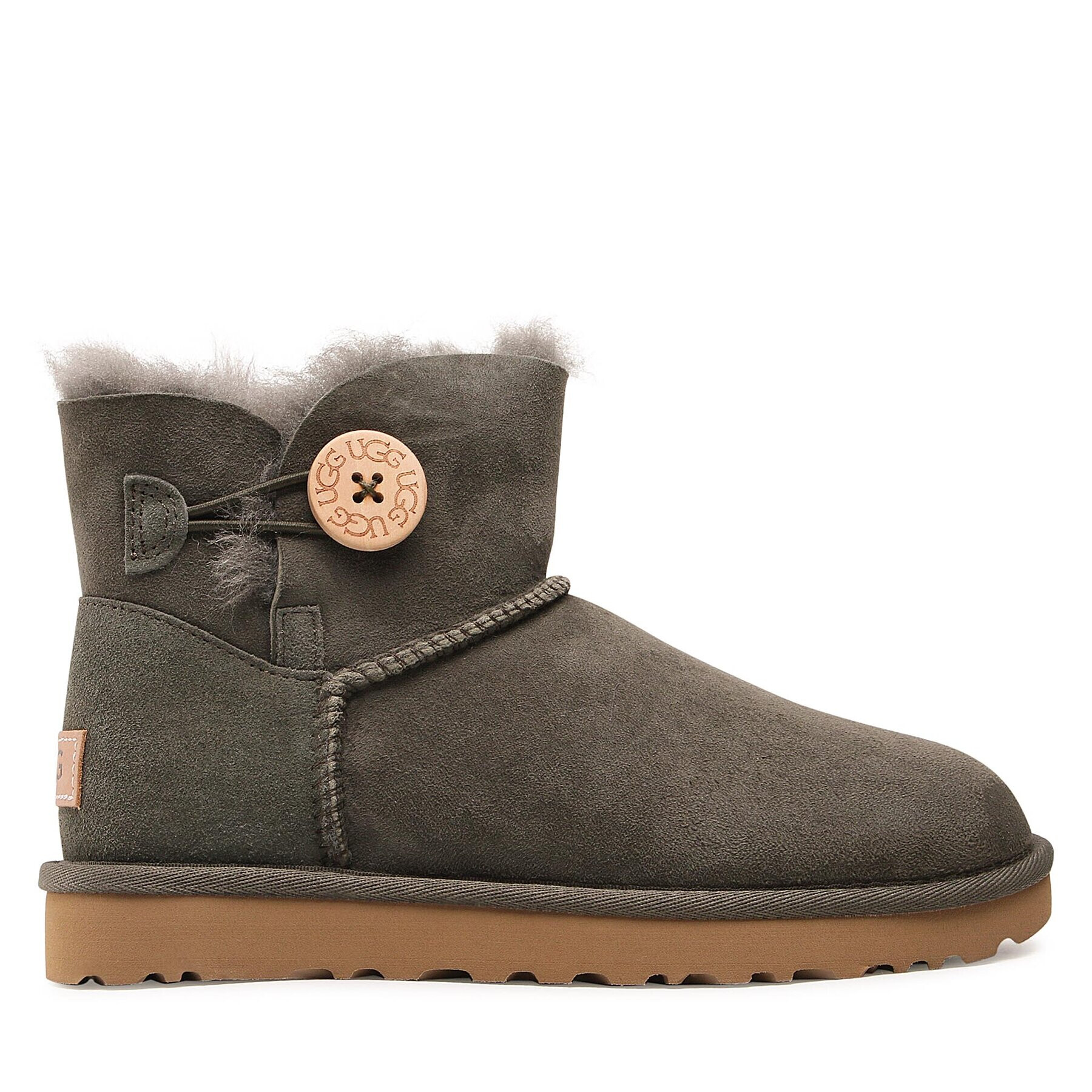 Ugg Čevlji W Mini Bailey Button II 1016422 Zelena - Pepit.si