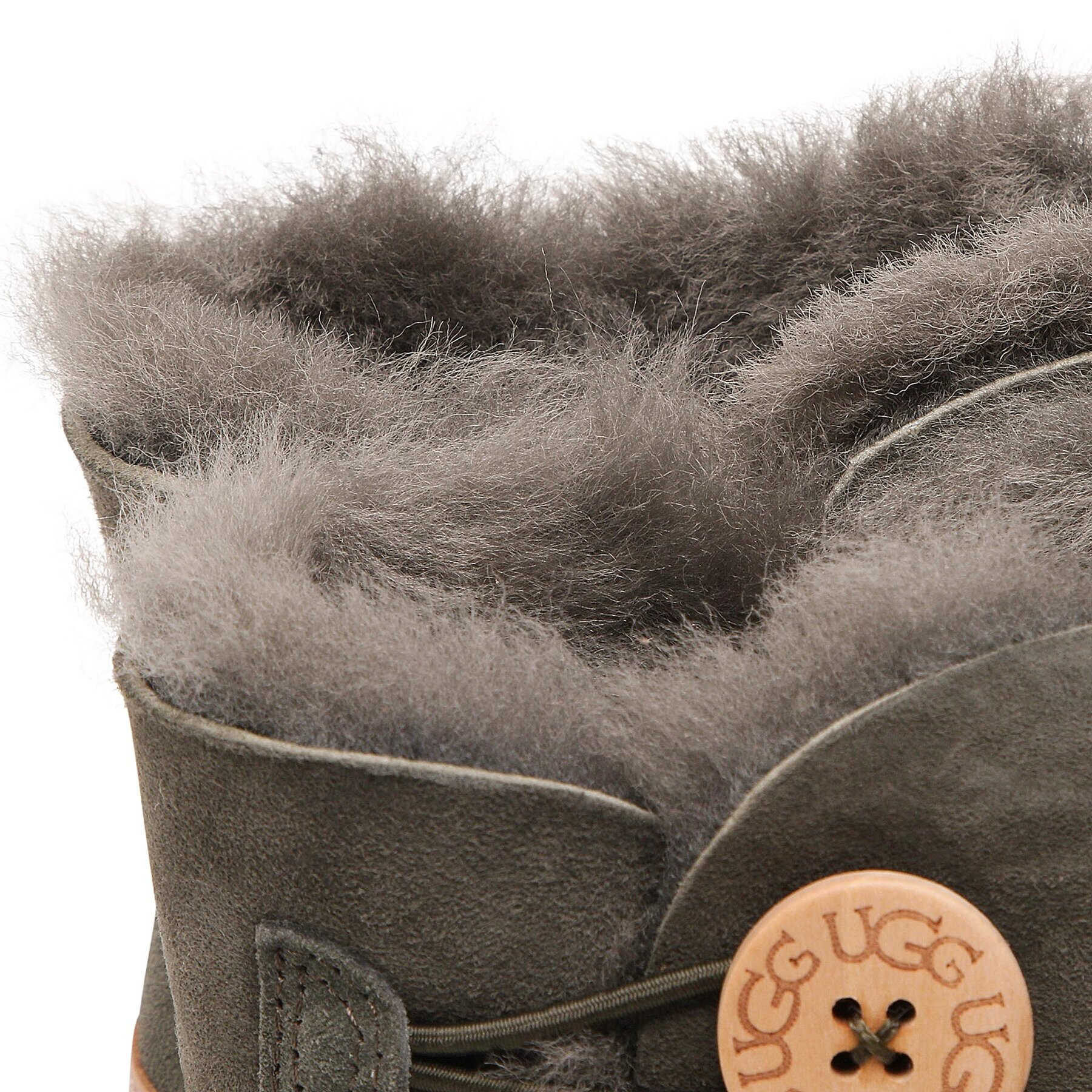 Ugg Čevlji W Mini Bailey Button II 1016422 Zelena - Pepit.si