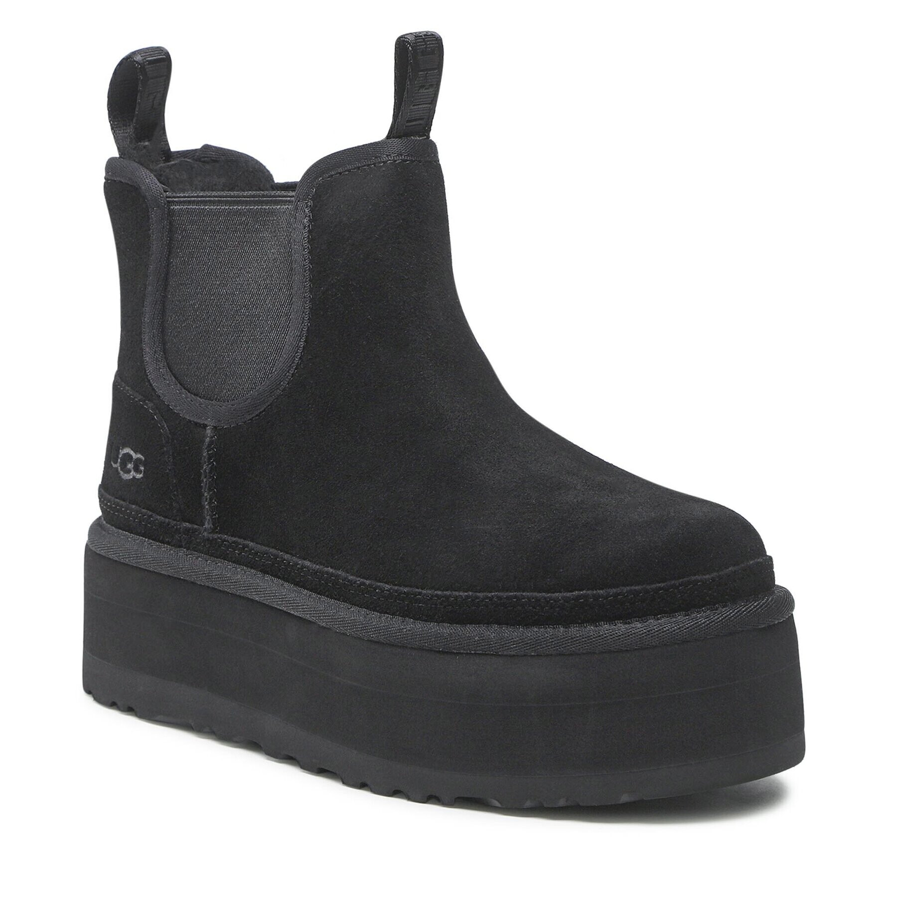 Ugg Čevlji W Neumel Platform Chelsea 1134526 Črna - Pepit.si