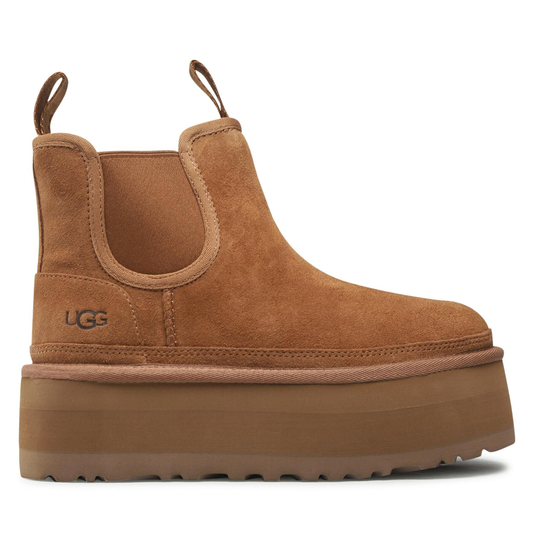 Ugg Čevlji W Neumel Platform Chelsea 1134526 Rjava - Pepit.si