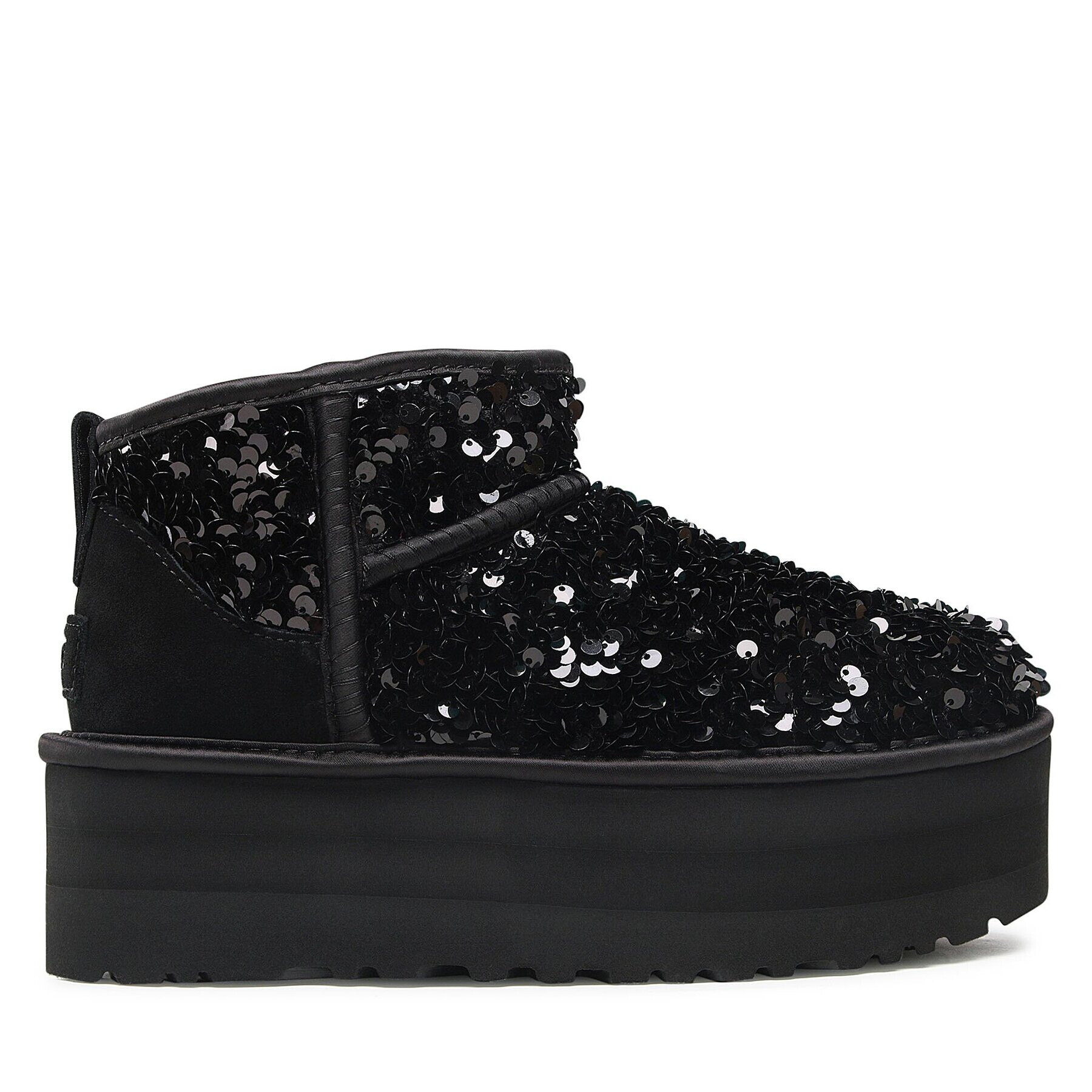 Ugg Čevlji W Ultra Mini Chunky Sequin 1135060 Črna - Pepit.si