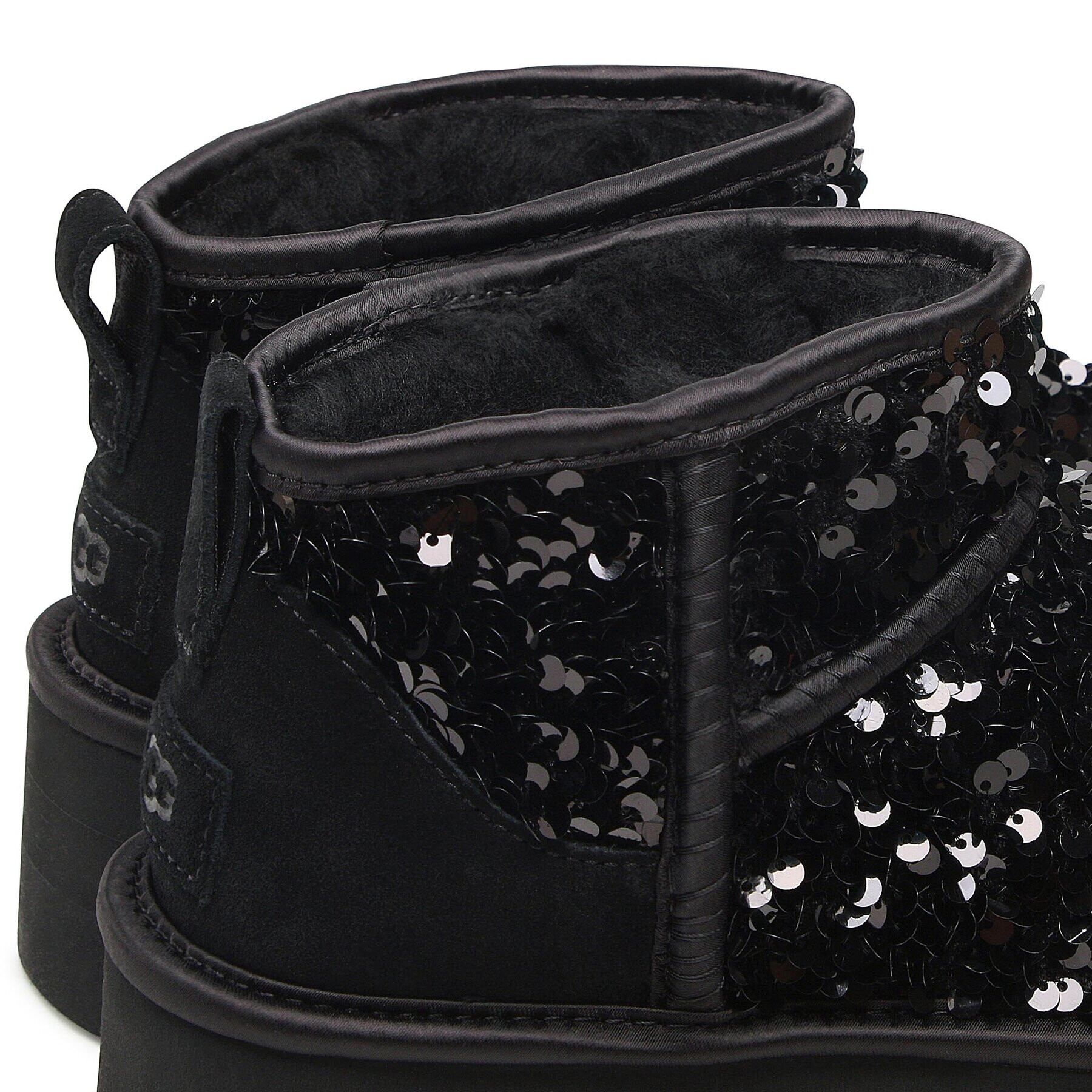 Ugg Čevlji W Ultra Mini Chunky Sequin 1135060 Črna - Pepit.si