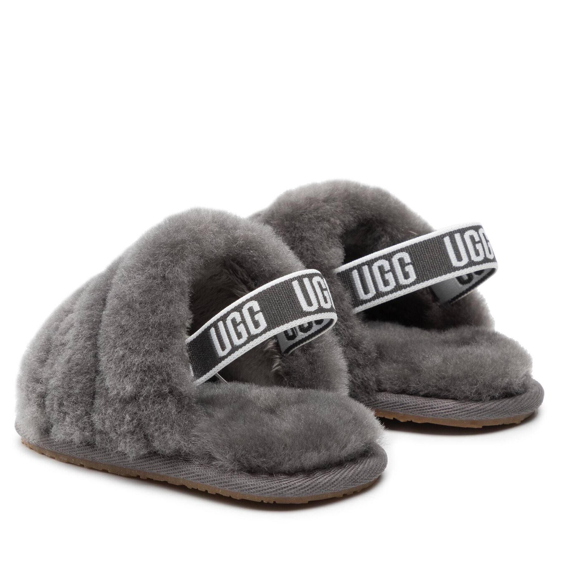 Ugg Copati I Fluff Yeah Slide And Lovey 1124941I Siva - Pepit.si