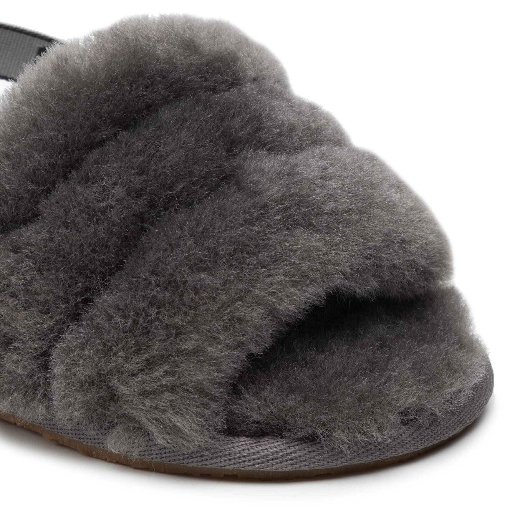 Ugg Copati I Fluff Yeah Slide And Lovey 1124941I Siva - Pepit.si