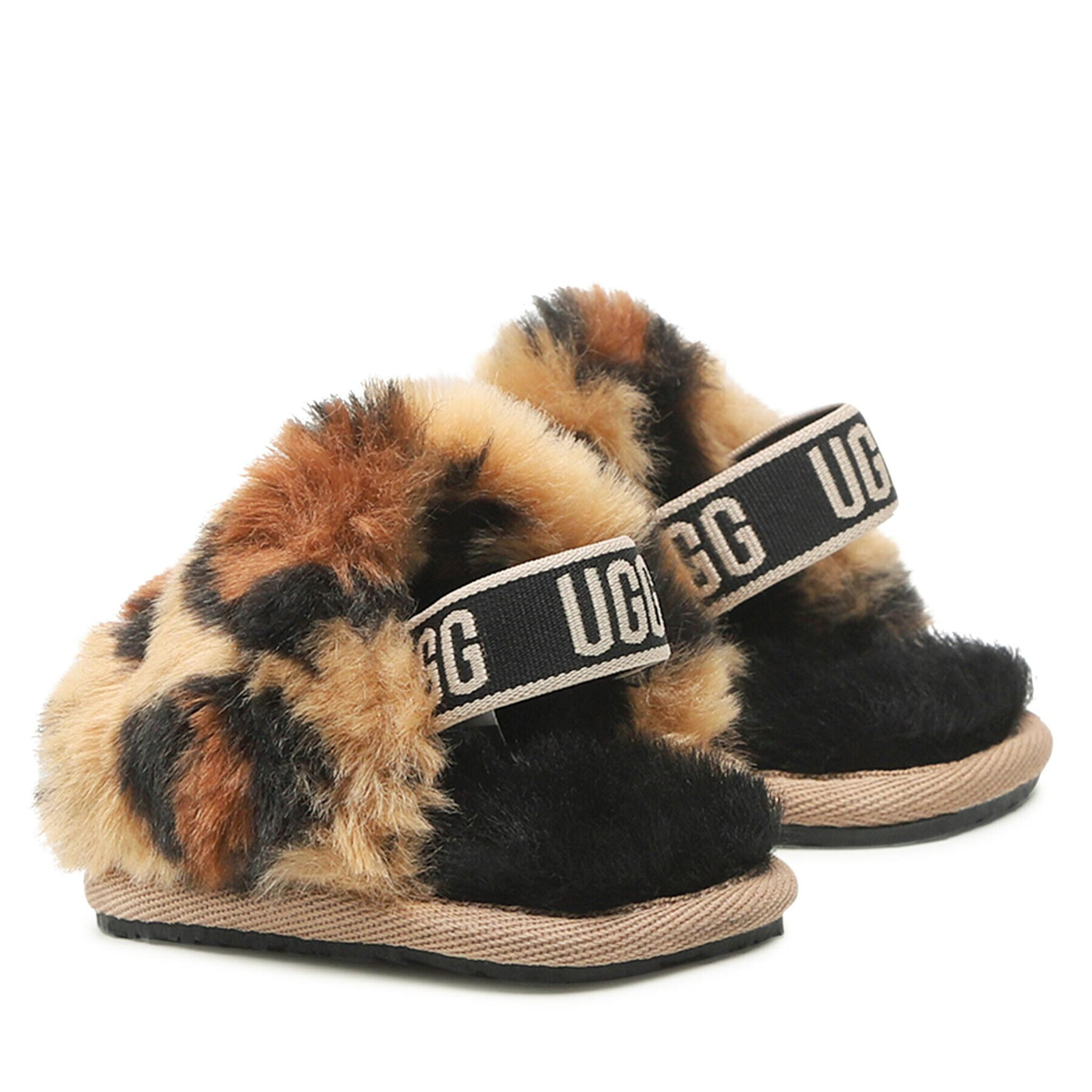 Ugg Copati I Fluff Yeah Slide Spotty 1134955I Rjava - Pepit.si