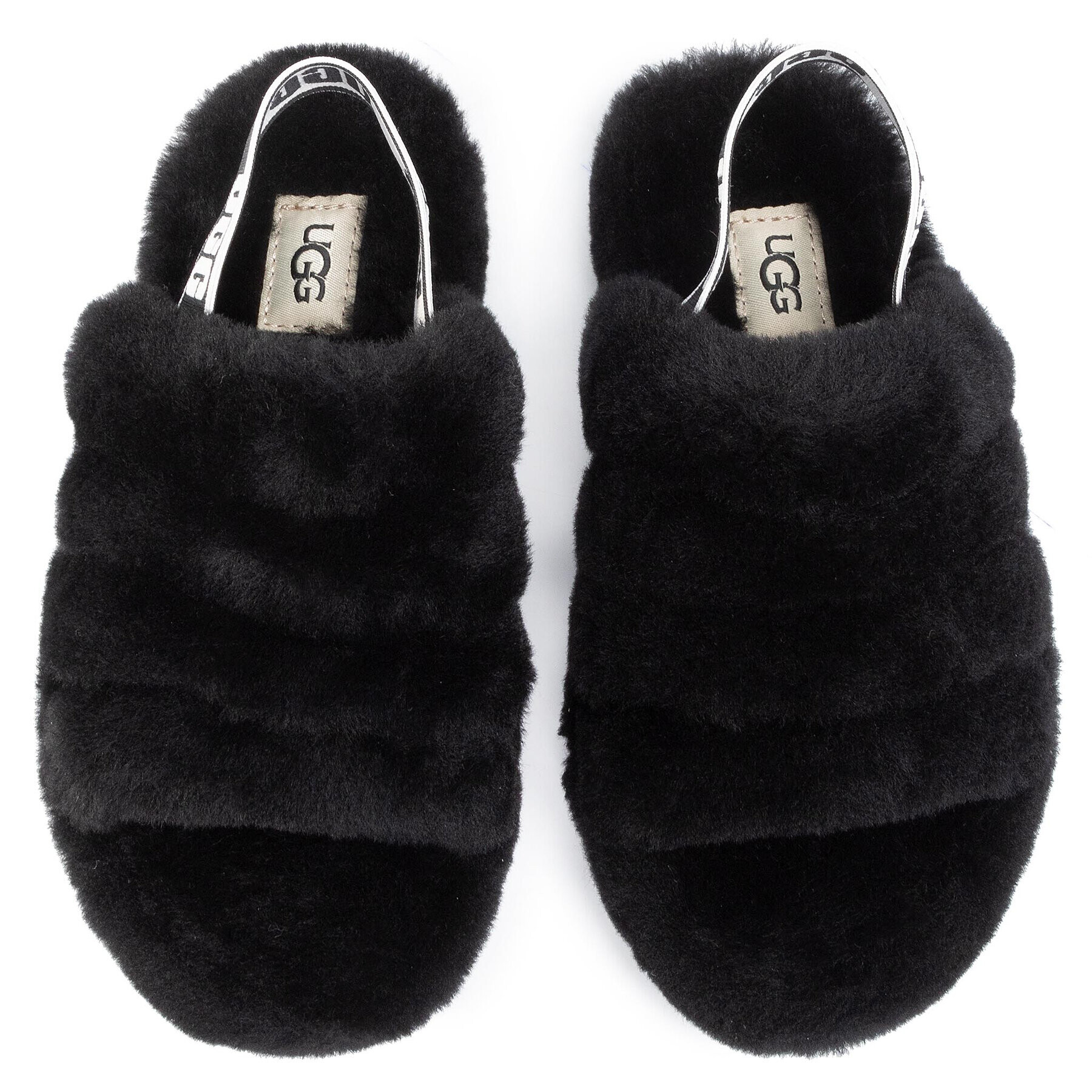 Ugg Copati K Fluff Yeah Slide 1098494K Črna - Pepit.si