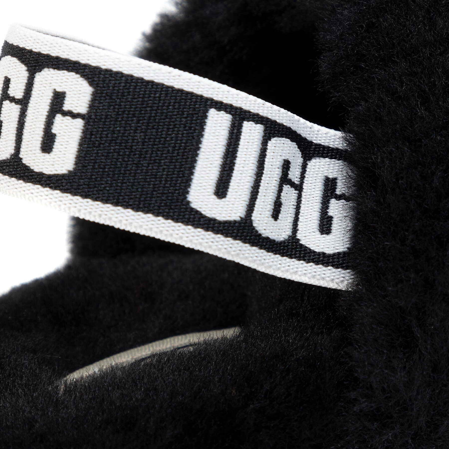 Ugg Copati T Fluff Yeah Slide 1098579T Črna - Pepit.si