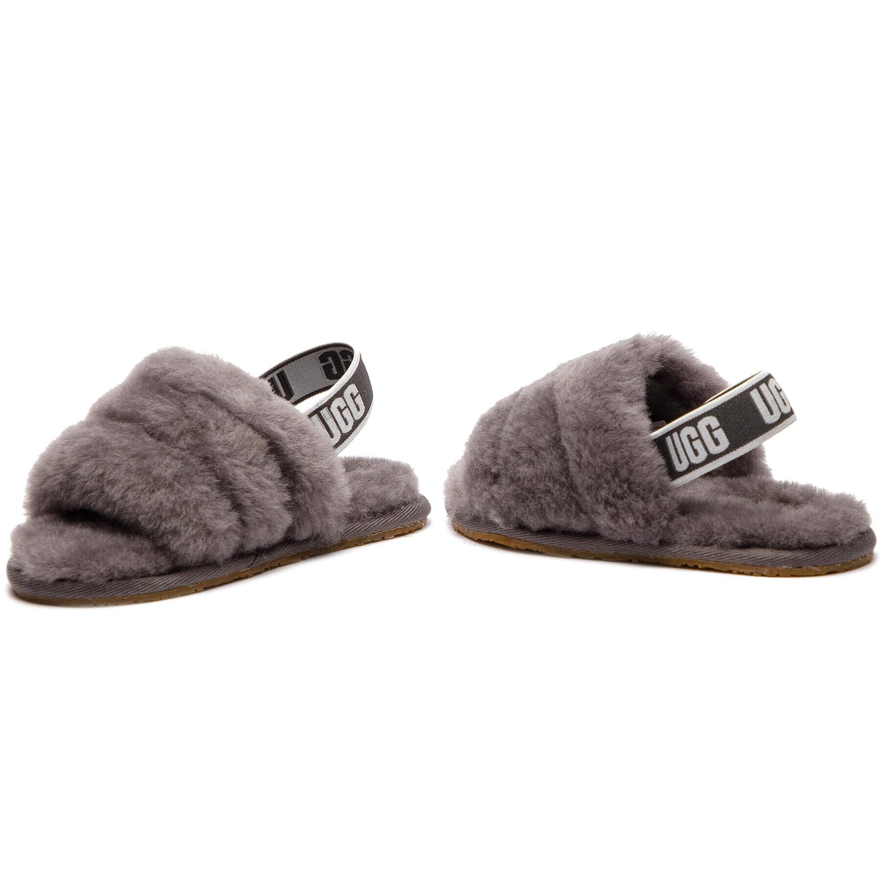 Ugg Copati T Fluff Yeah Slide 1098579T Siva - Pepit.si