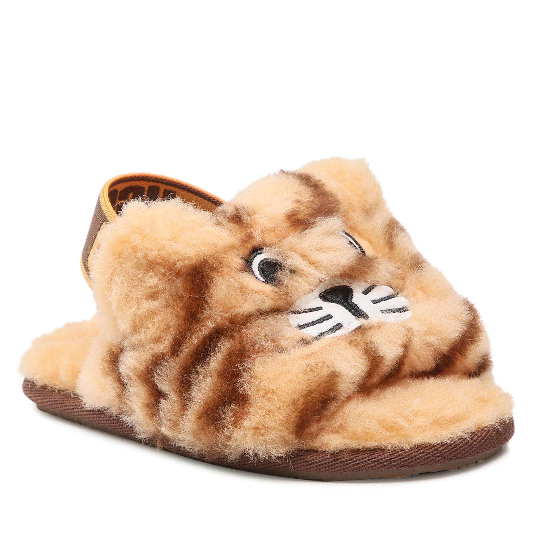 Ugg Copati T Fluff Yeah Slide Tiger Stuffie 1124940T Rjava - Pepit.si