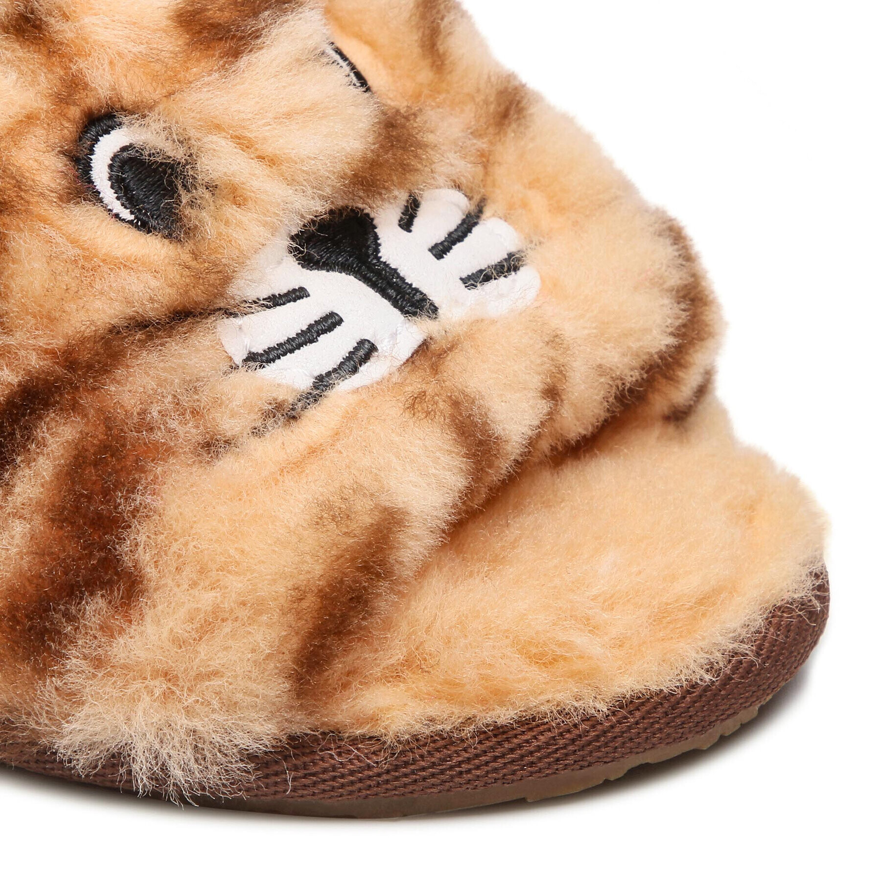 Ugg Copati T Fluff Yeah Slide Tiger Stuffie 1124940T Rjava - Pepit.si