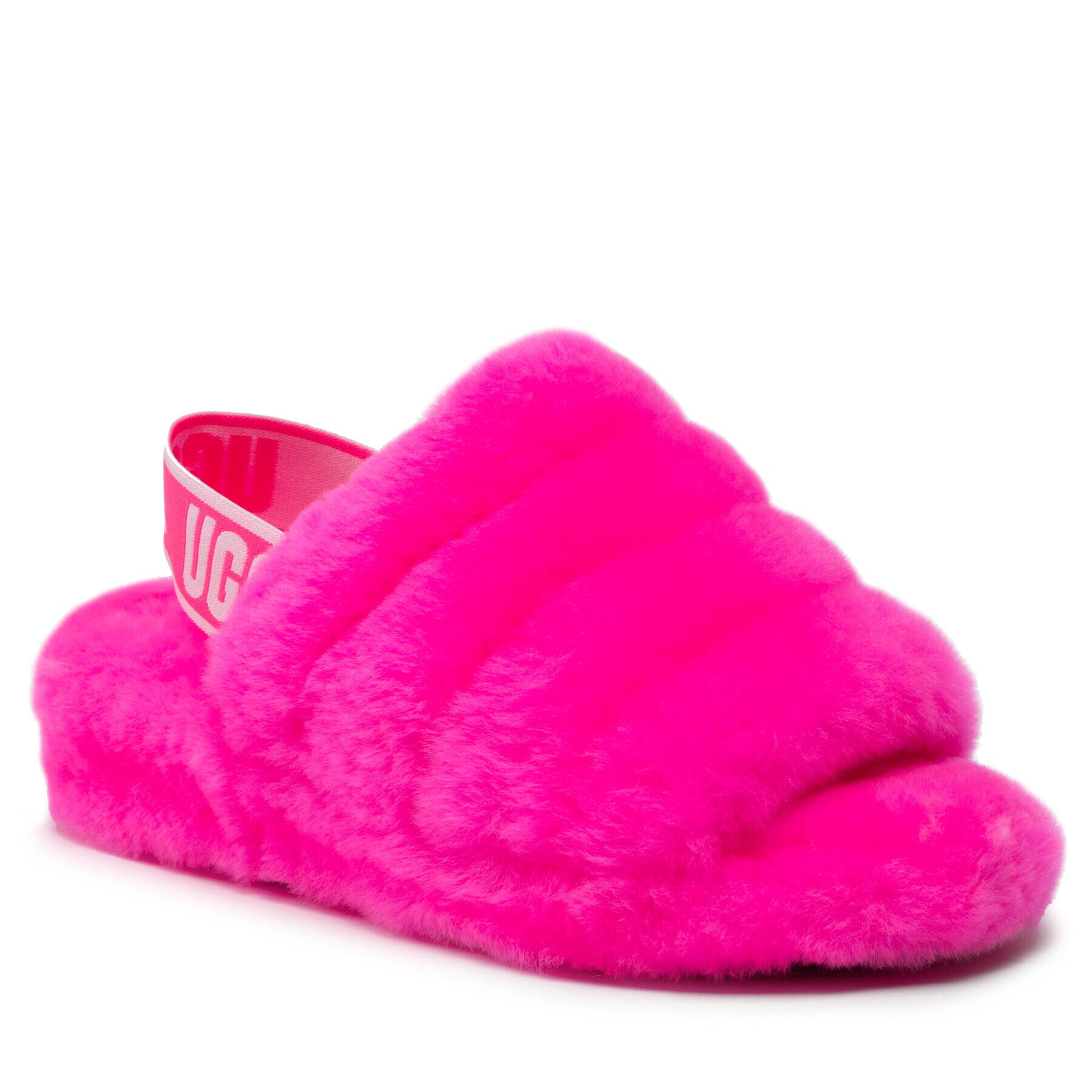 Ugg Copati W Fluff Yeah Slide 1095119 Roza - Pepit.si