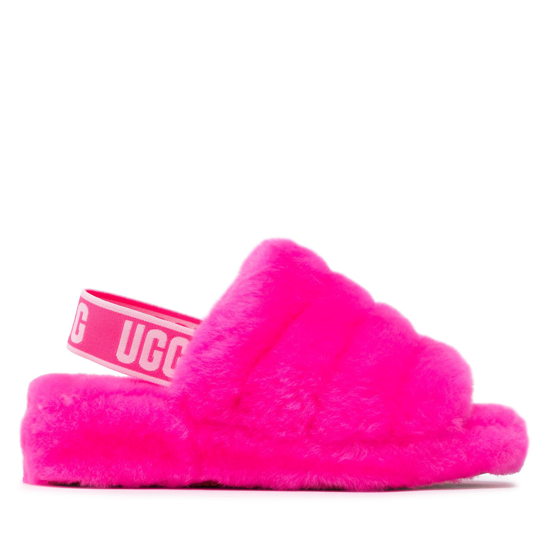 Ugg Copati W Fluff Yeah Slide 1095119 Roza - Pepit.si