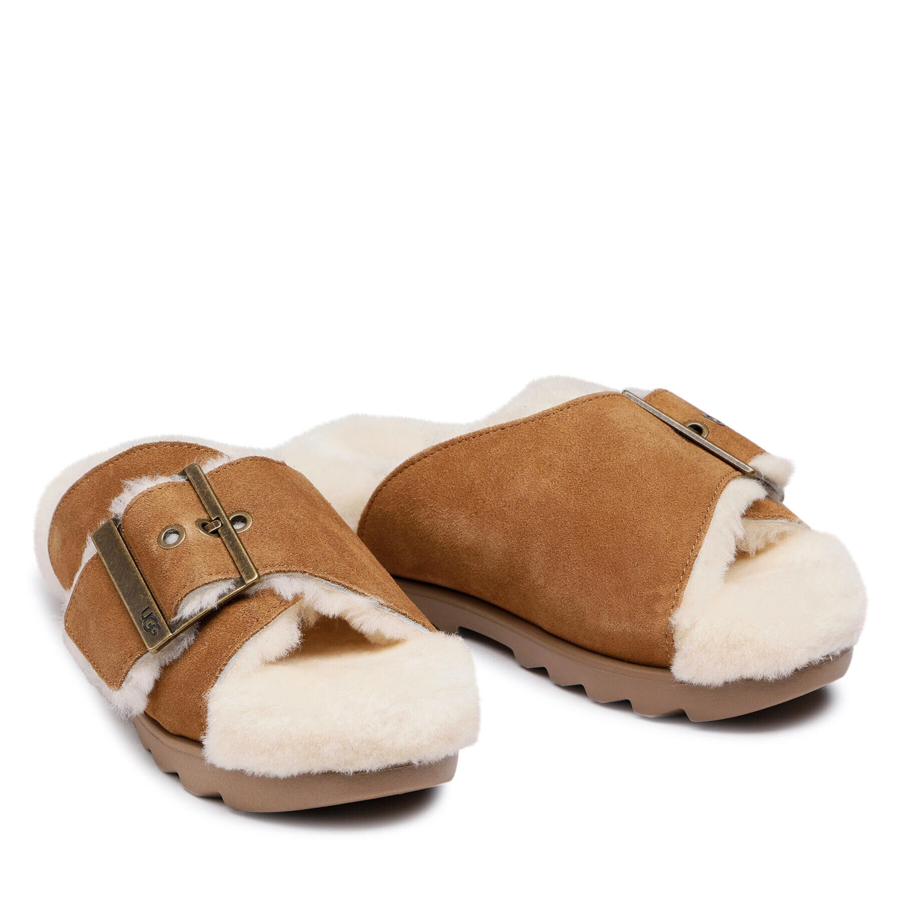 Ugg Copati W Outslide Buckle 1125048 Rjava - Pepit.si