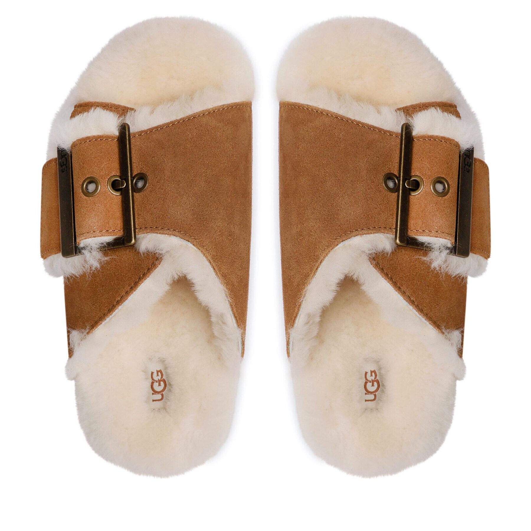 Ugg Copati W Outslide Buckle 1125048 Rjava - Pepit.si