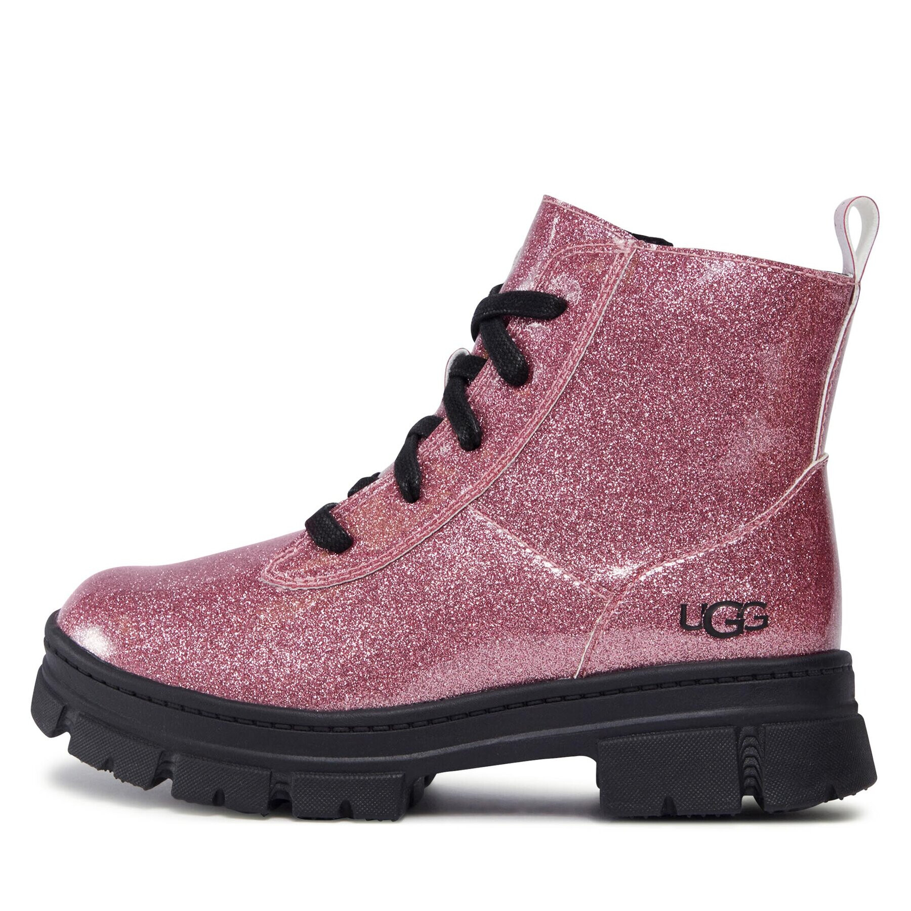 Ugg Gležnjarji K Ashton Lace Up Glitter 1151571K Roza - Pepit.si