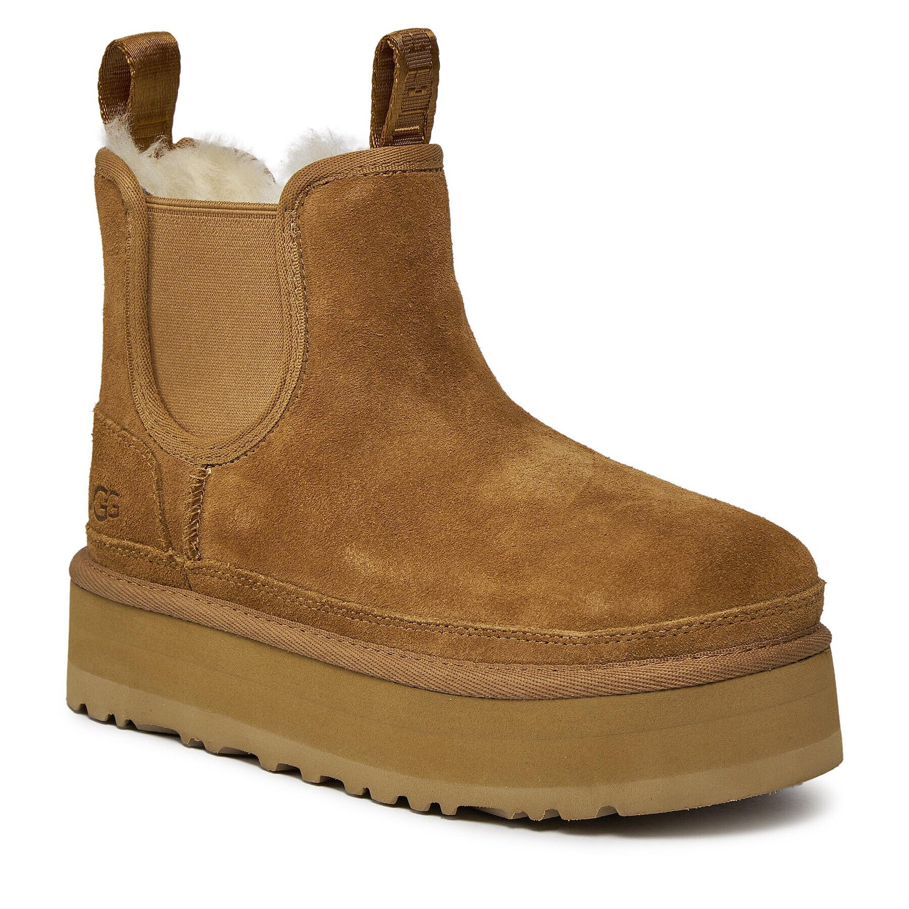 Ugg Gležnjarji Neumel Platform Chelsea 1143710K Rjava - Pepit.si