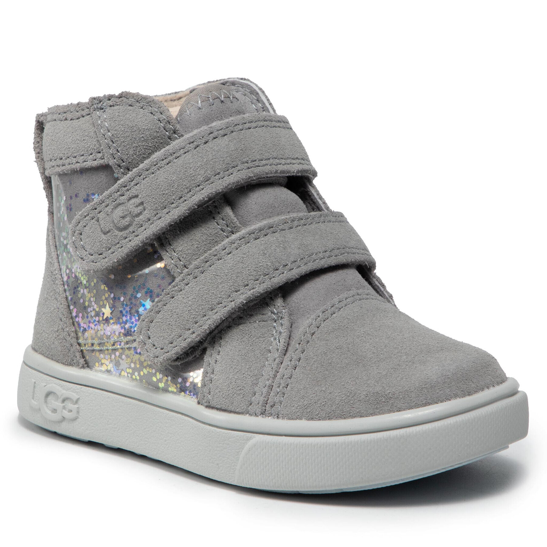 Ugg Gležnjarji T Rennon II Clear Glitter 1120974T Siva - Pepit.si