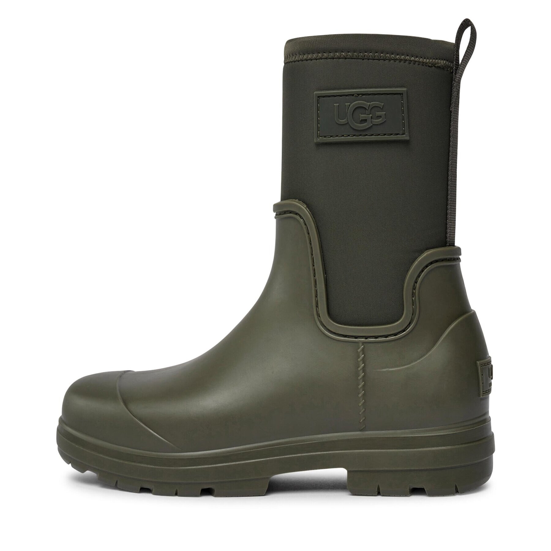 Ugg Gumijasti škornji W Droplet Mid 1143813 Khaki - Pepit.si