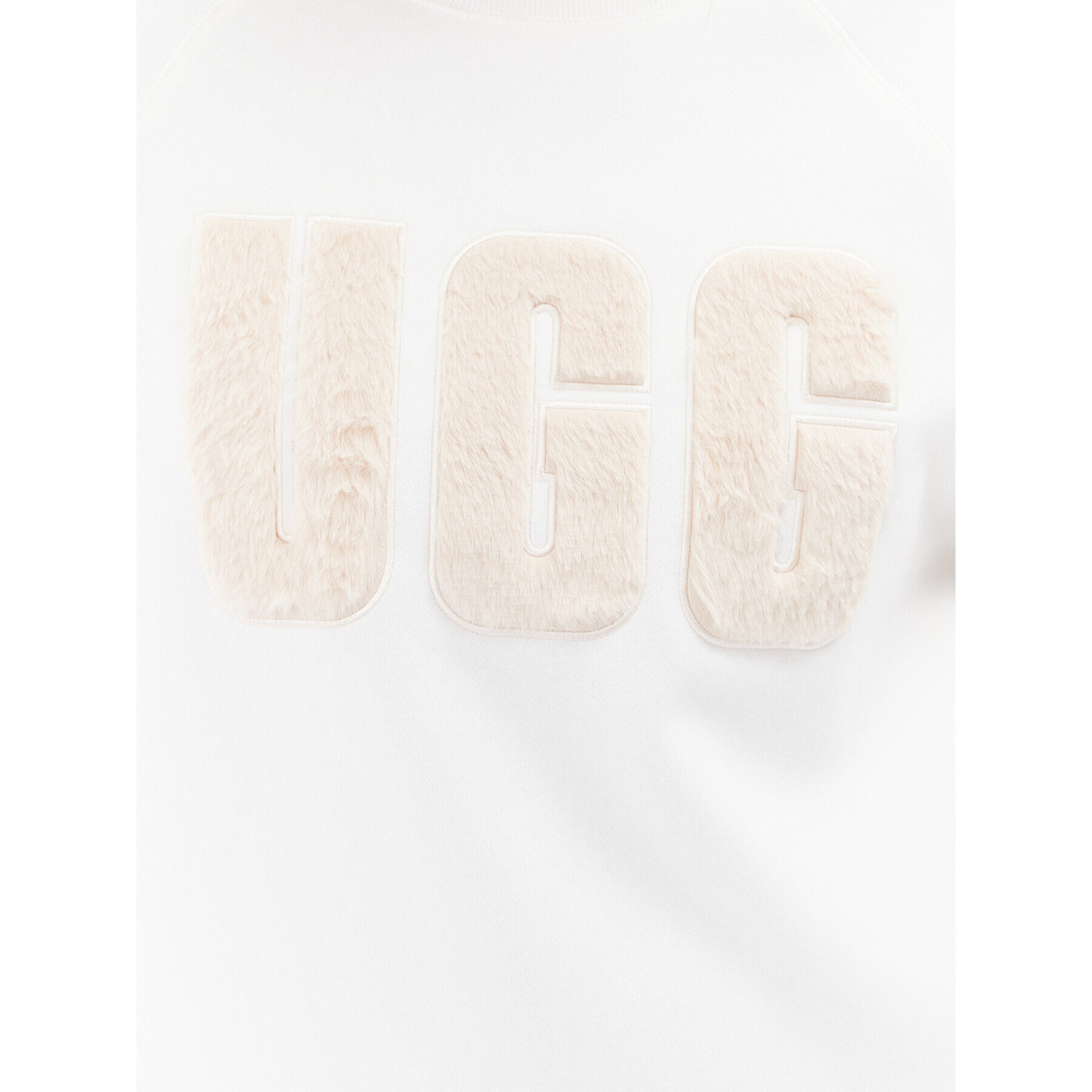 Ugg Jopa Madeline Fuzzy Logo 1123718 Bela Regular Fit - Pepit.si