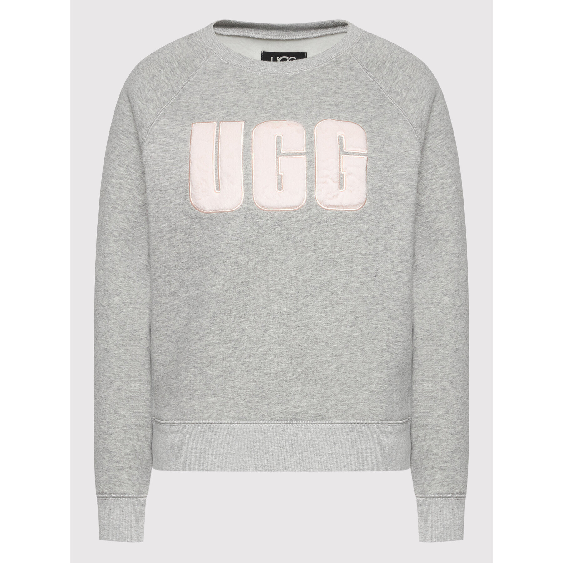 Ugg Jopa Madeline Fuzzy Logo 1123718 Siva Regular Fit - Pepit.si